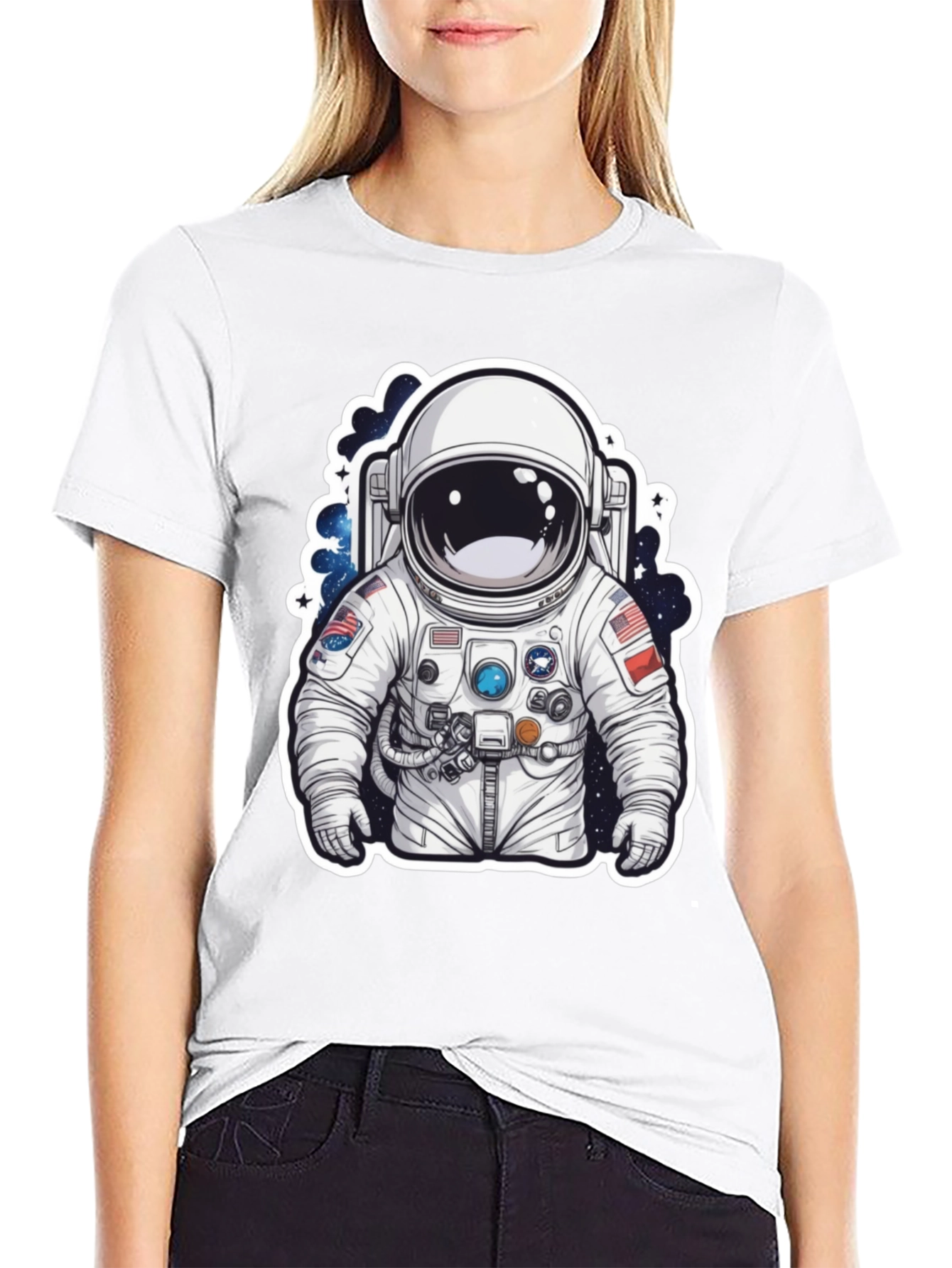 Astronaut Graphic T-Shirt - Space Explorer Tee