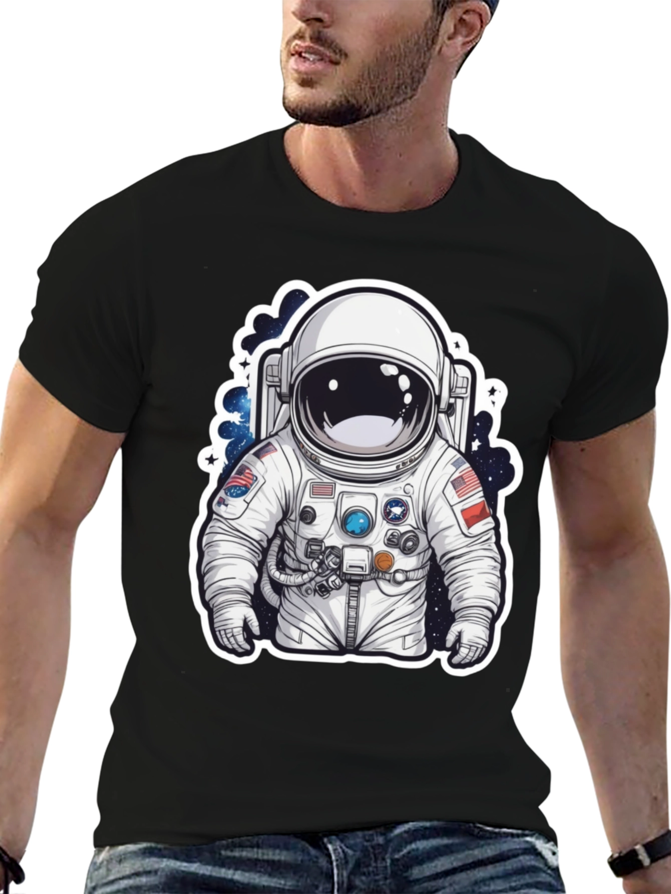 Astronaut Graphic T-Shirt - Space Explorer Tee