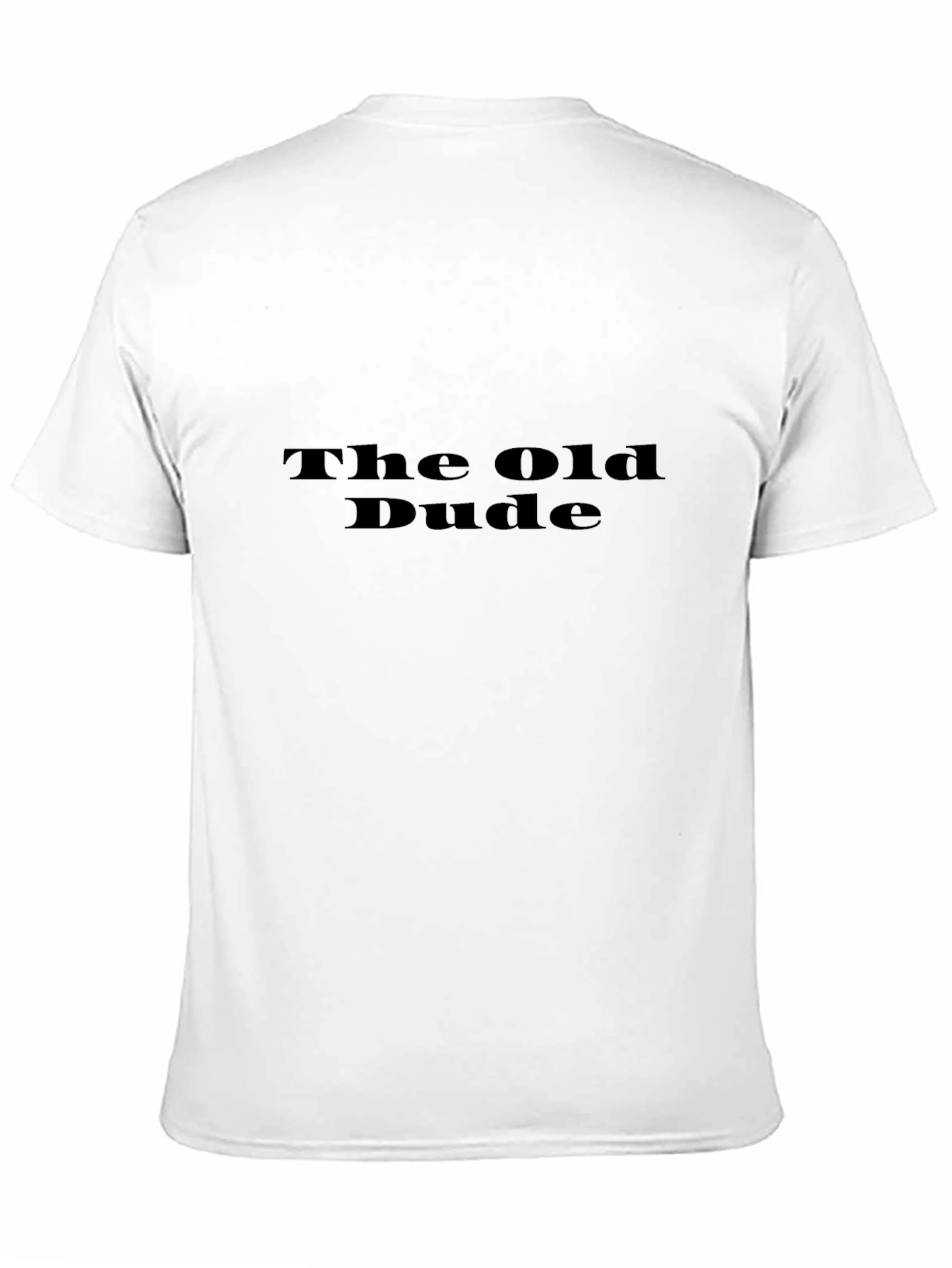 The Old Dude Black T-Shirt