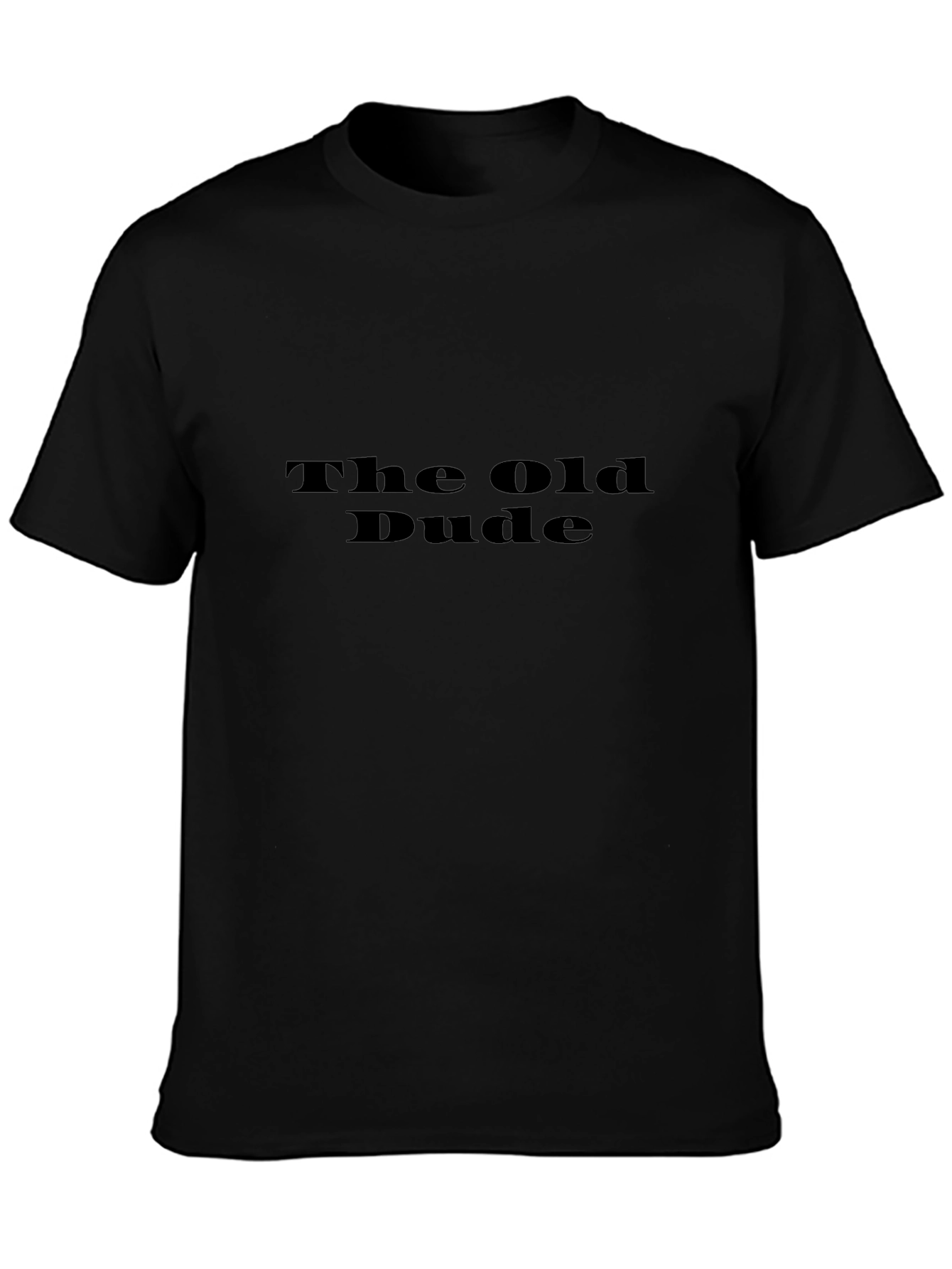 The Old Dude Black T-Shirt
