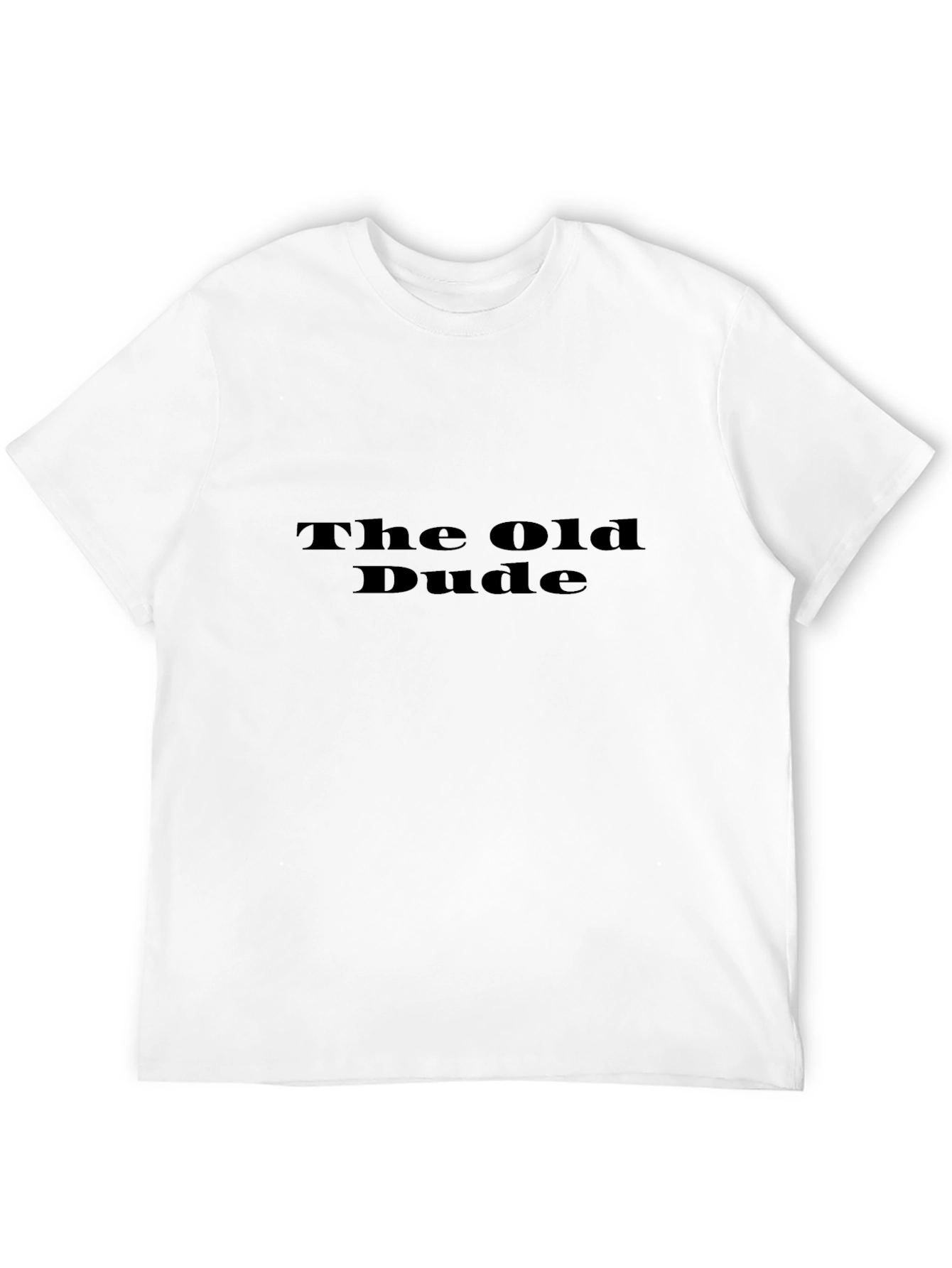 The Old Dude Black T-Shirt