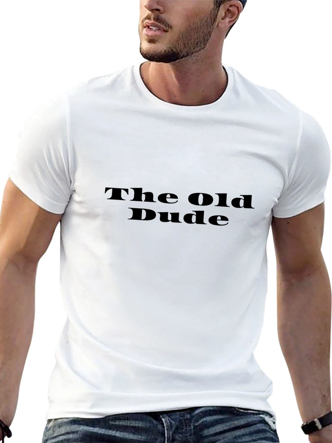The Old Dude Black T-Shirt
