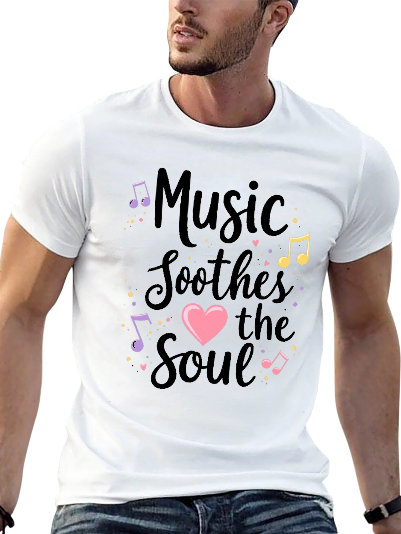 Music Soothes the Soul Graphic Tee