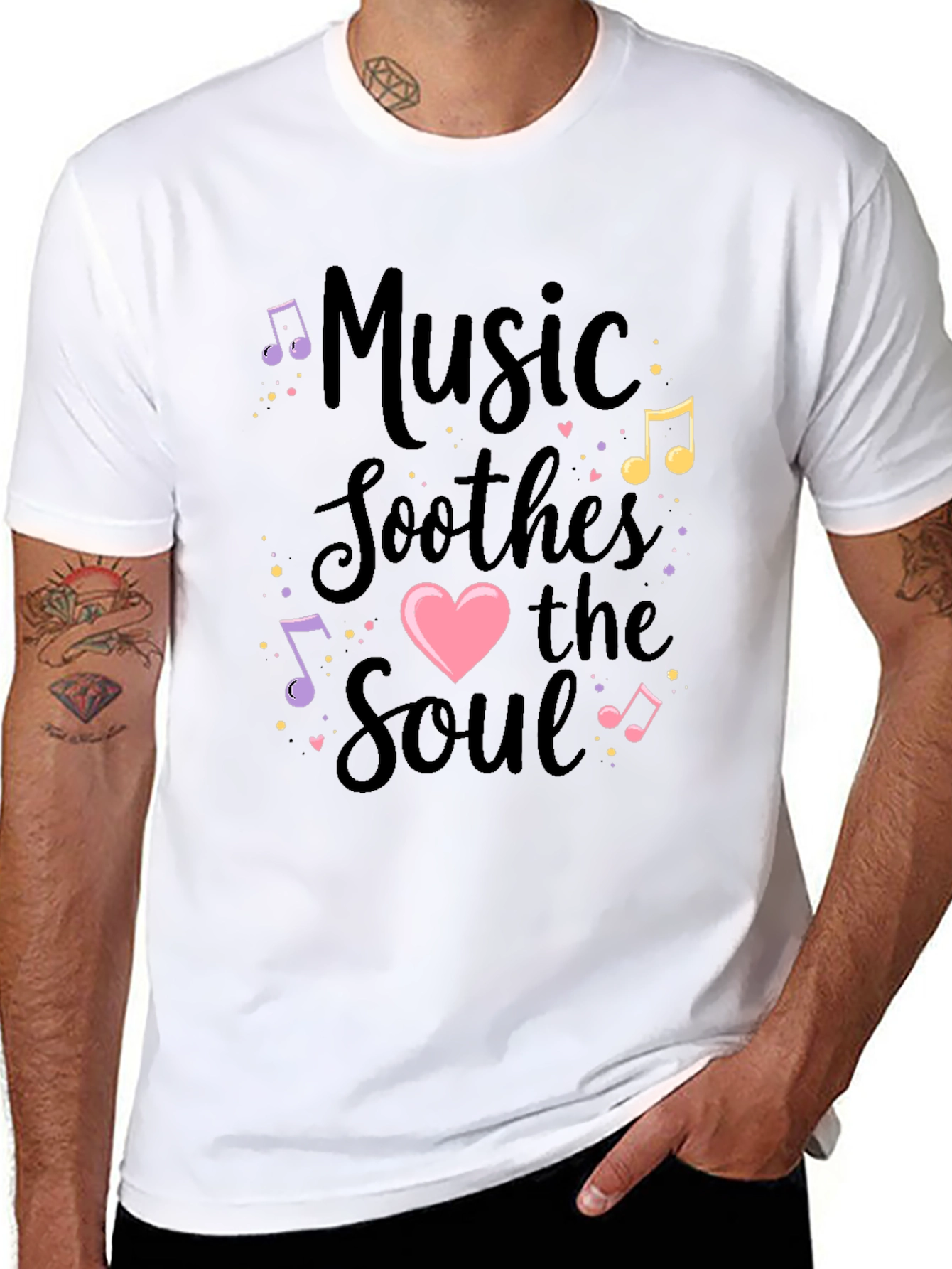 Music Soothes the Soul Graphic Tee