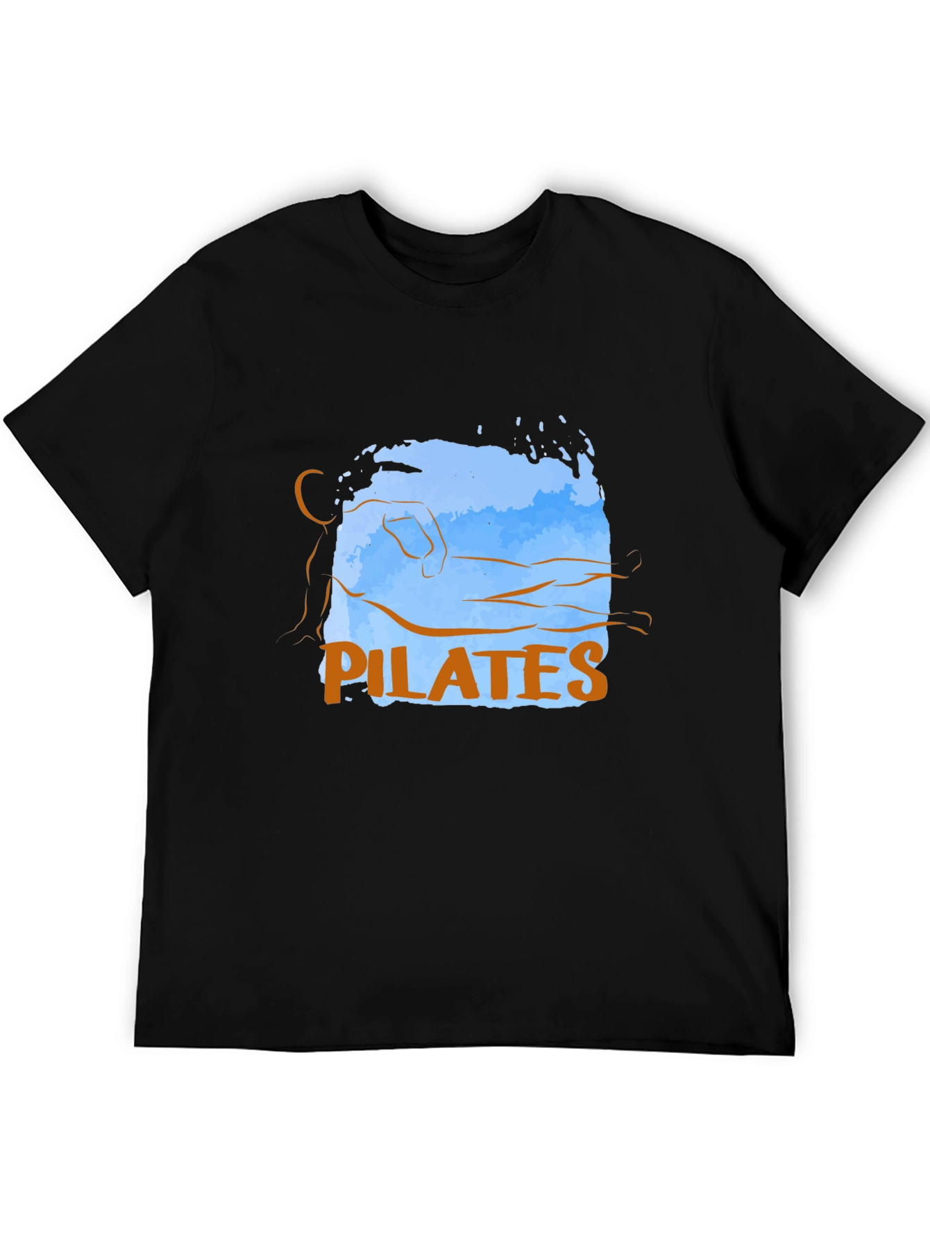 Pilates Pose Graphic Tee - Casual Comfort