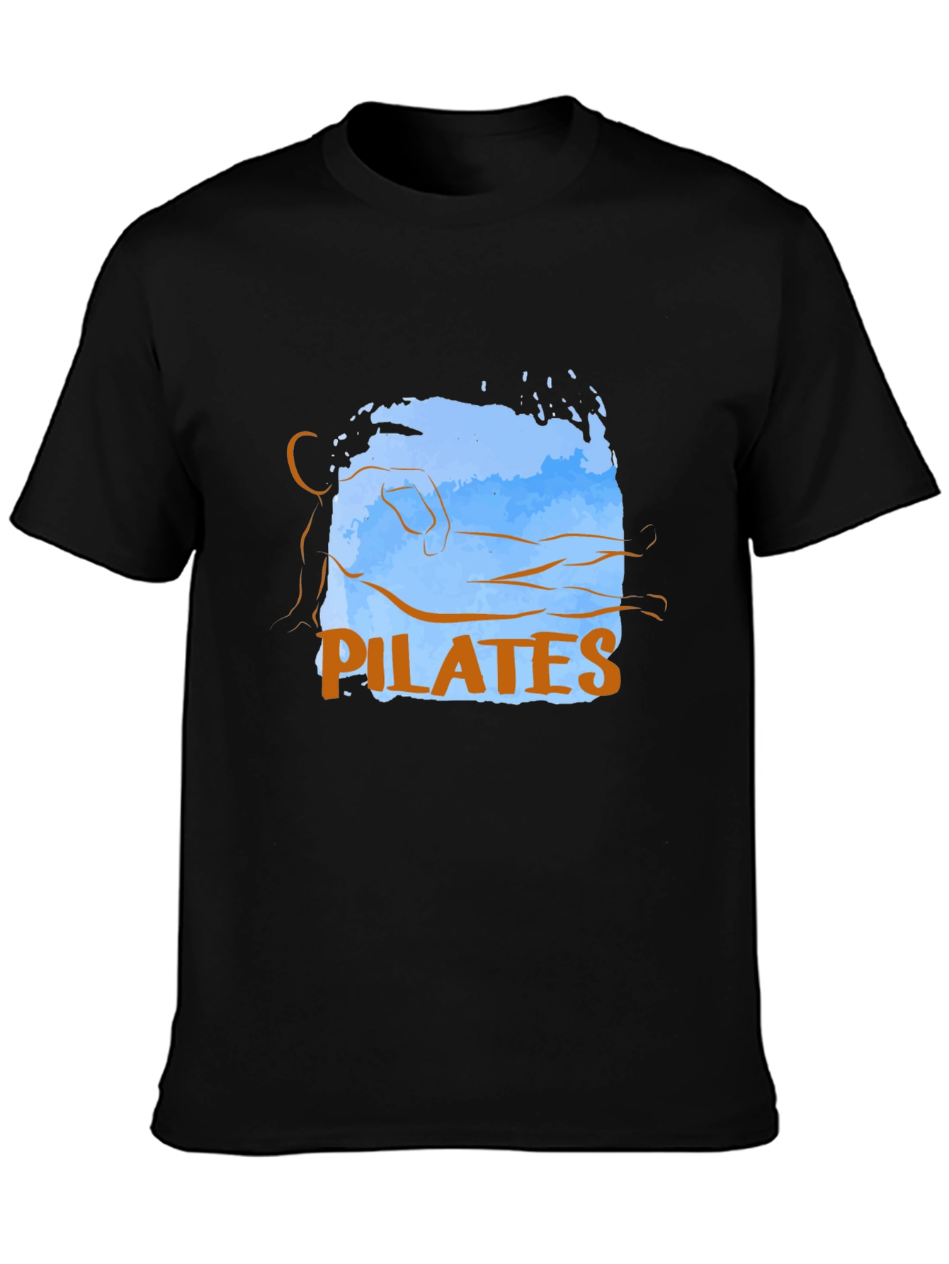 Pilates Pose Graphic Tee - Casual Comfort