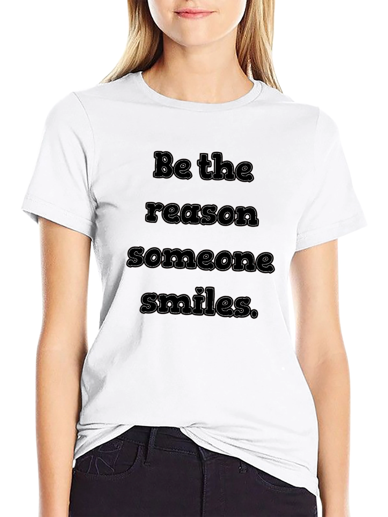 Inspirational Quote T-Shirt - Be The Reason Someone Smiles