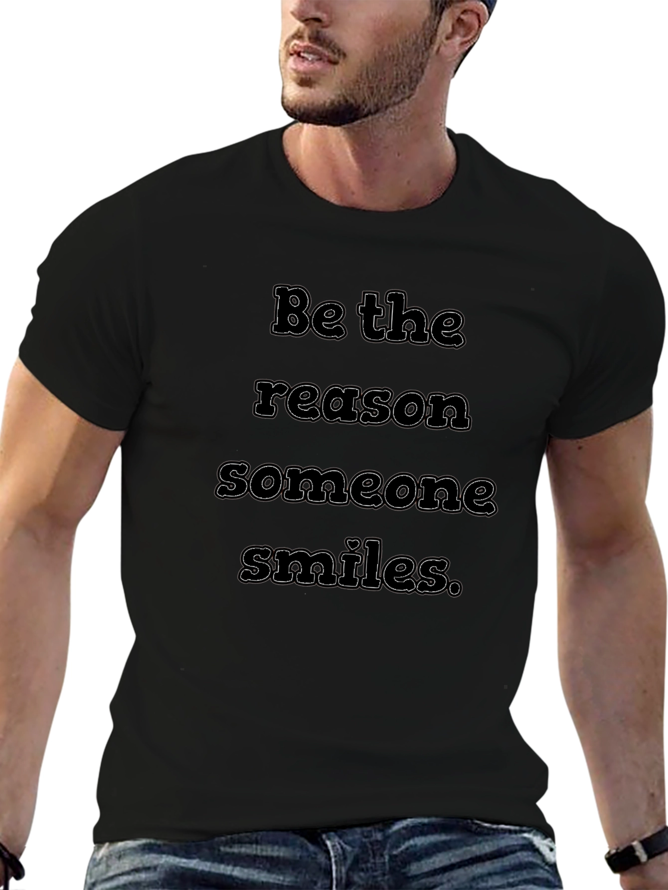 Inspirational Quote T-Shirt - Be The Reason Someone Smiles