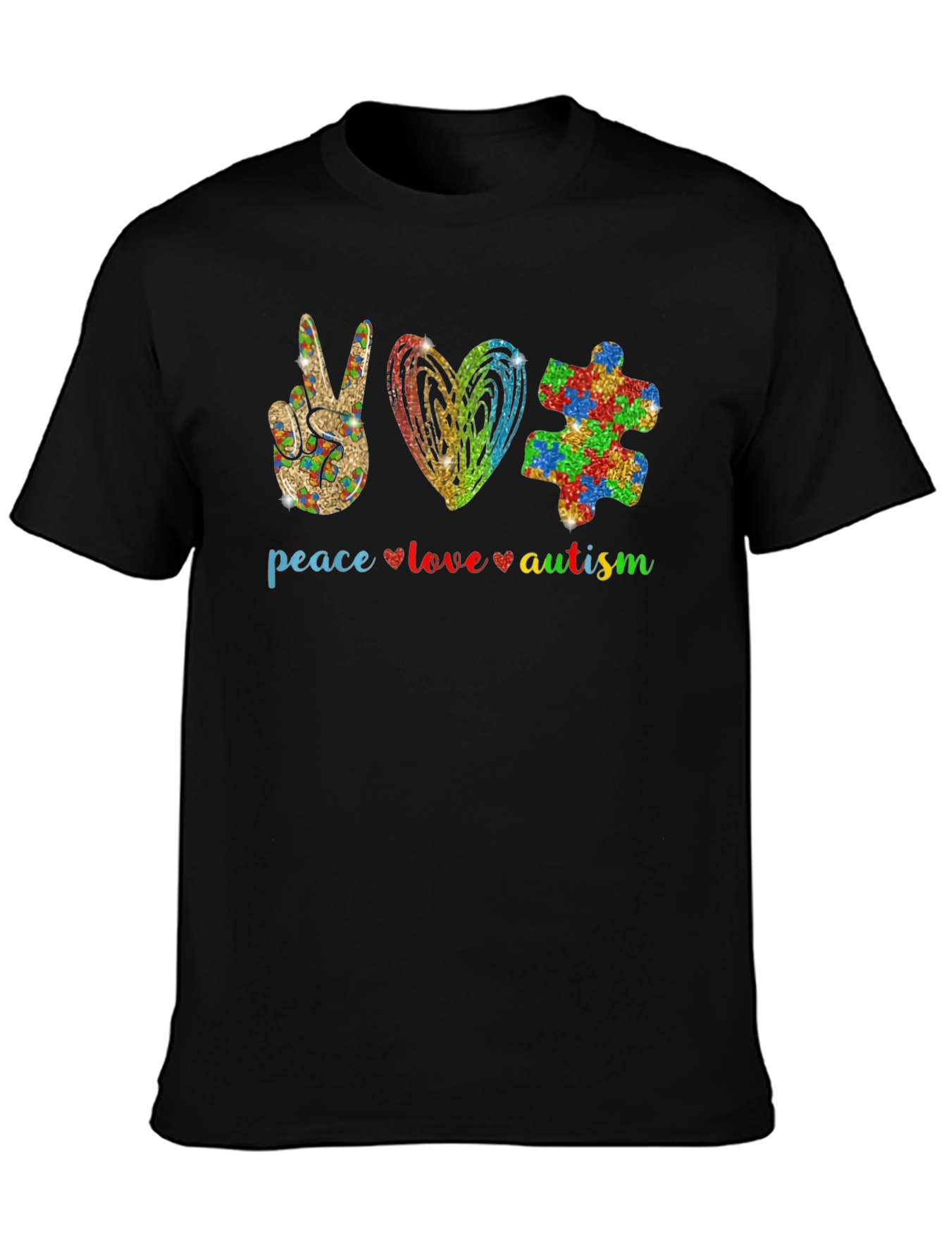 Peace Love Autism T-Shirt
