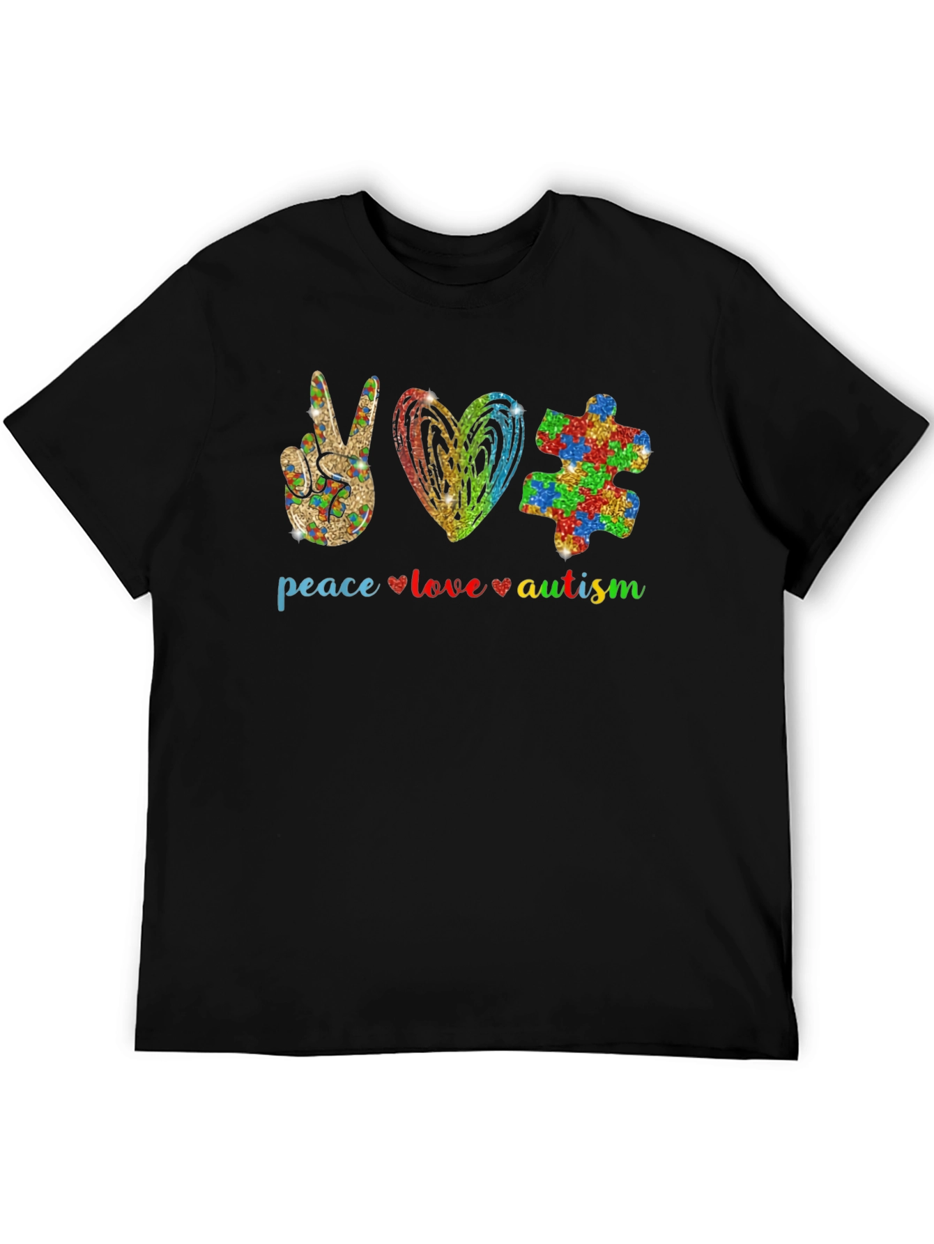 Peace Love Autism T-Shirt
