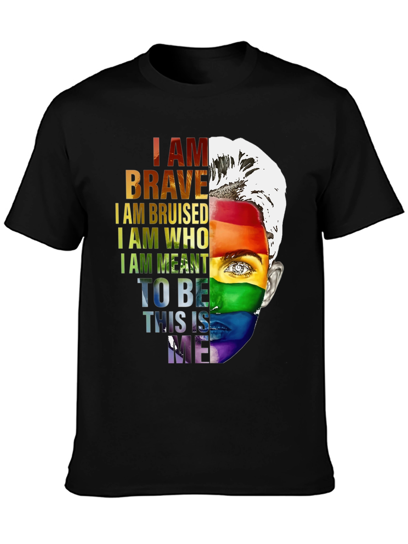 LGBTQ Pride T-Shirt: Be Brave Be You