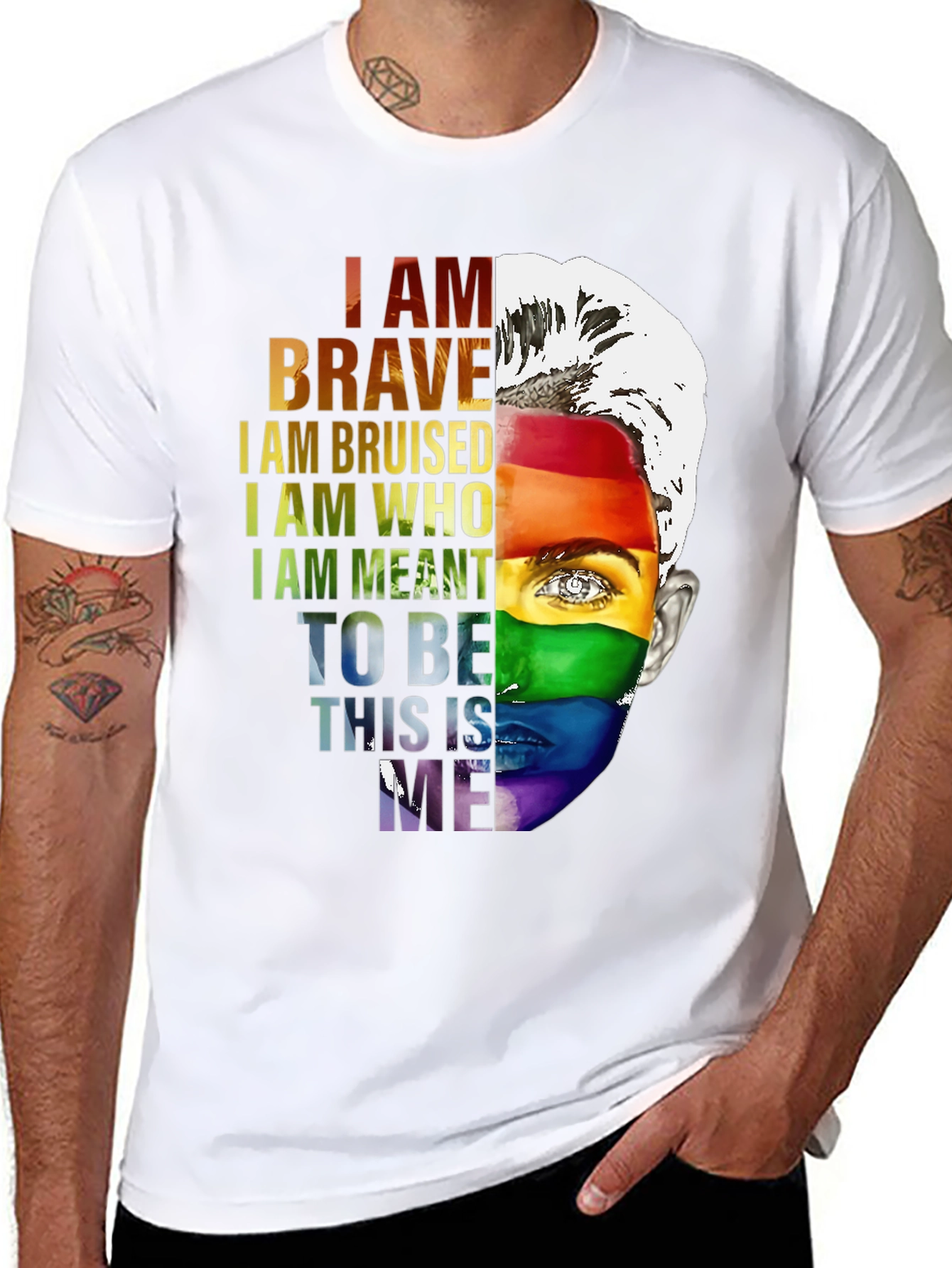 LGBTQ Pride T-Shirt: Be Brave Be You