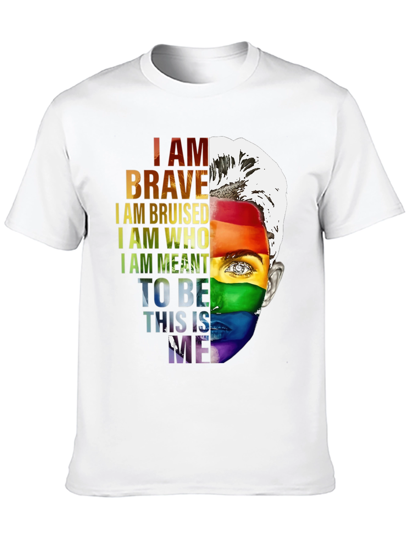 LGBTQ Pride T-Shirt: Be Brave Be You