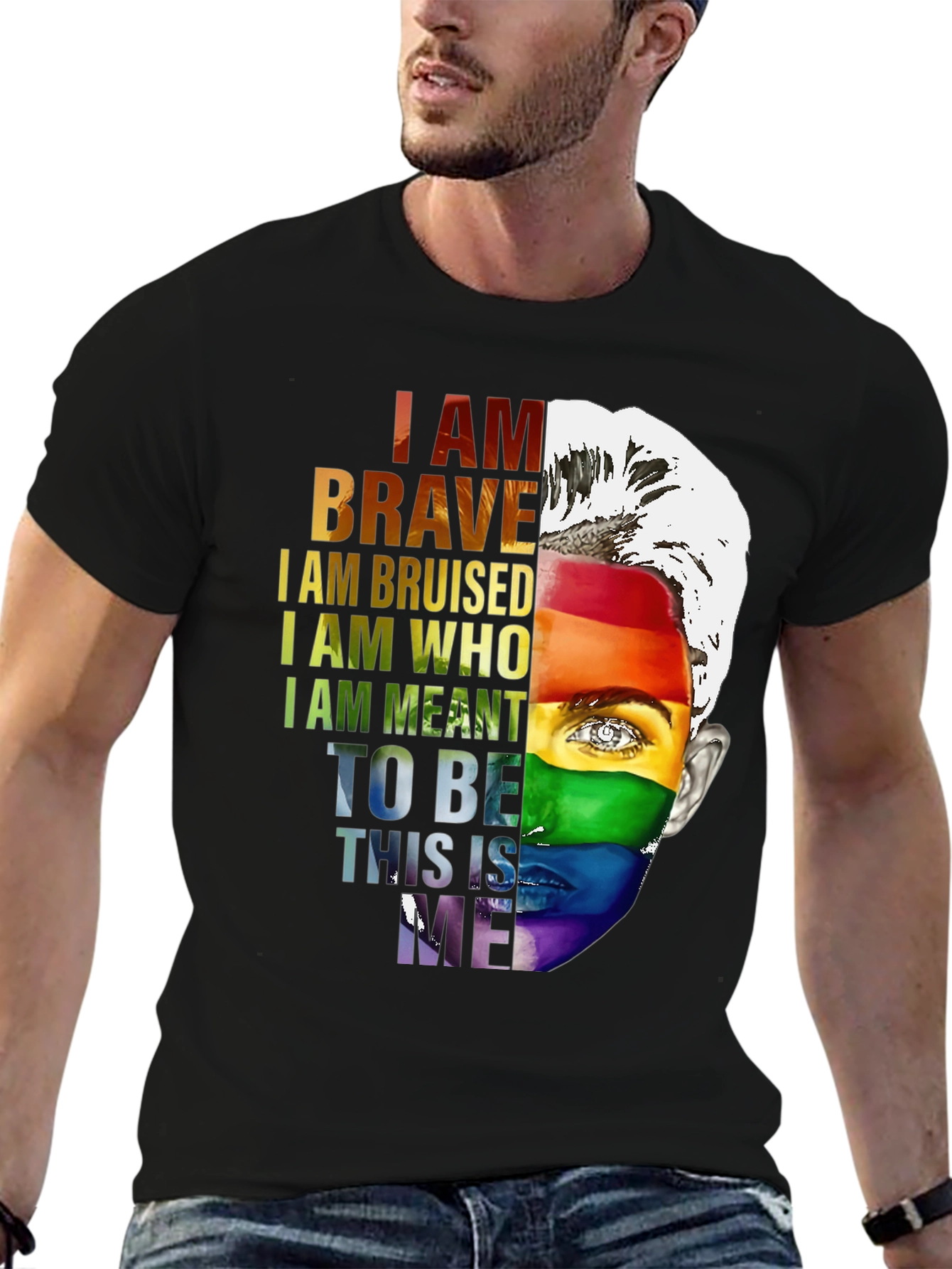 LGBTQ Pride T-Shirt: Be Brave Be You