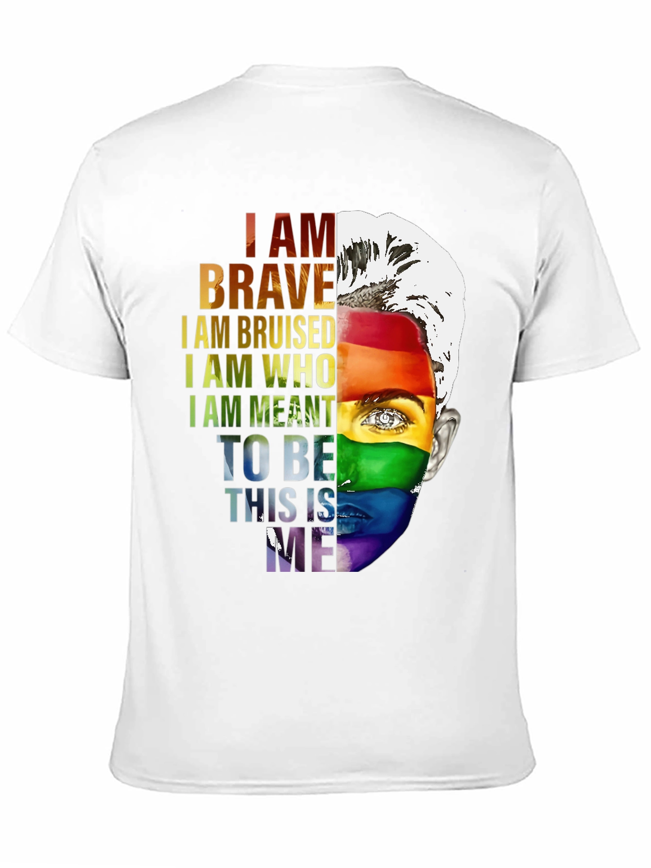LGBTQ Pride T-Shirt: Be Brave Be You