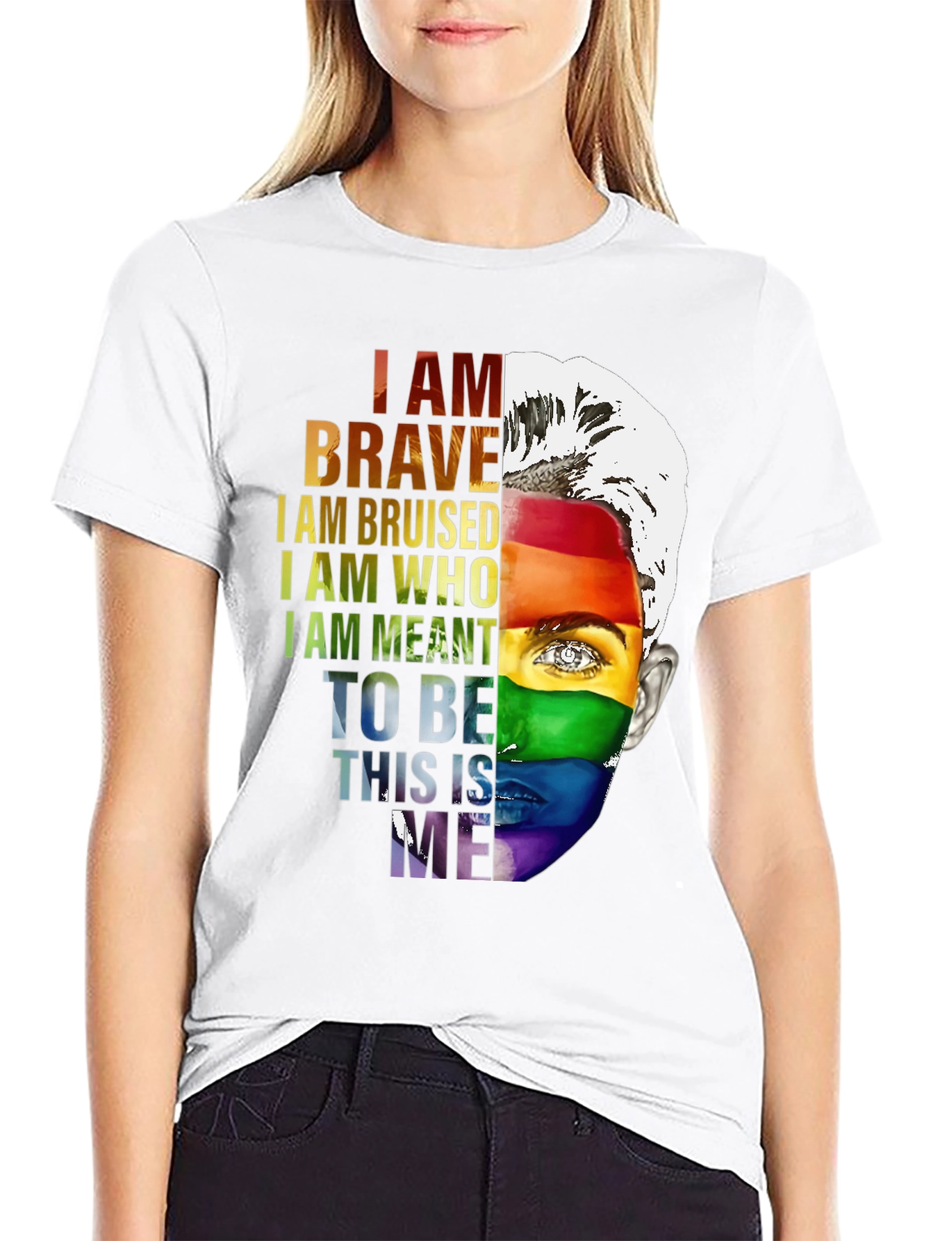 LGBTQ Pride T-Shirt: Be Brave Be You