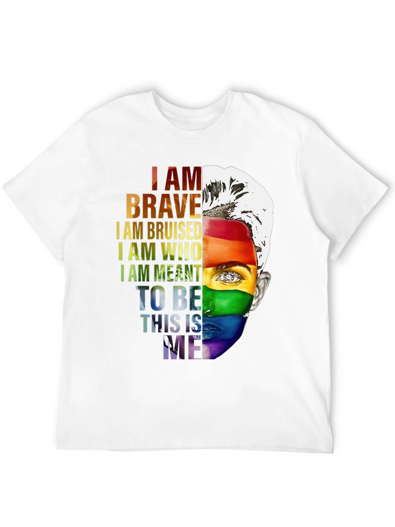 LGBTQ Pride T-Shirt: Be Brave Be You