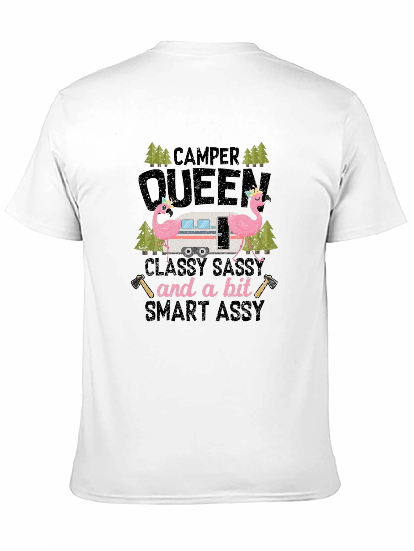 Camper Queen Flamingo Graphic Tee