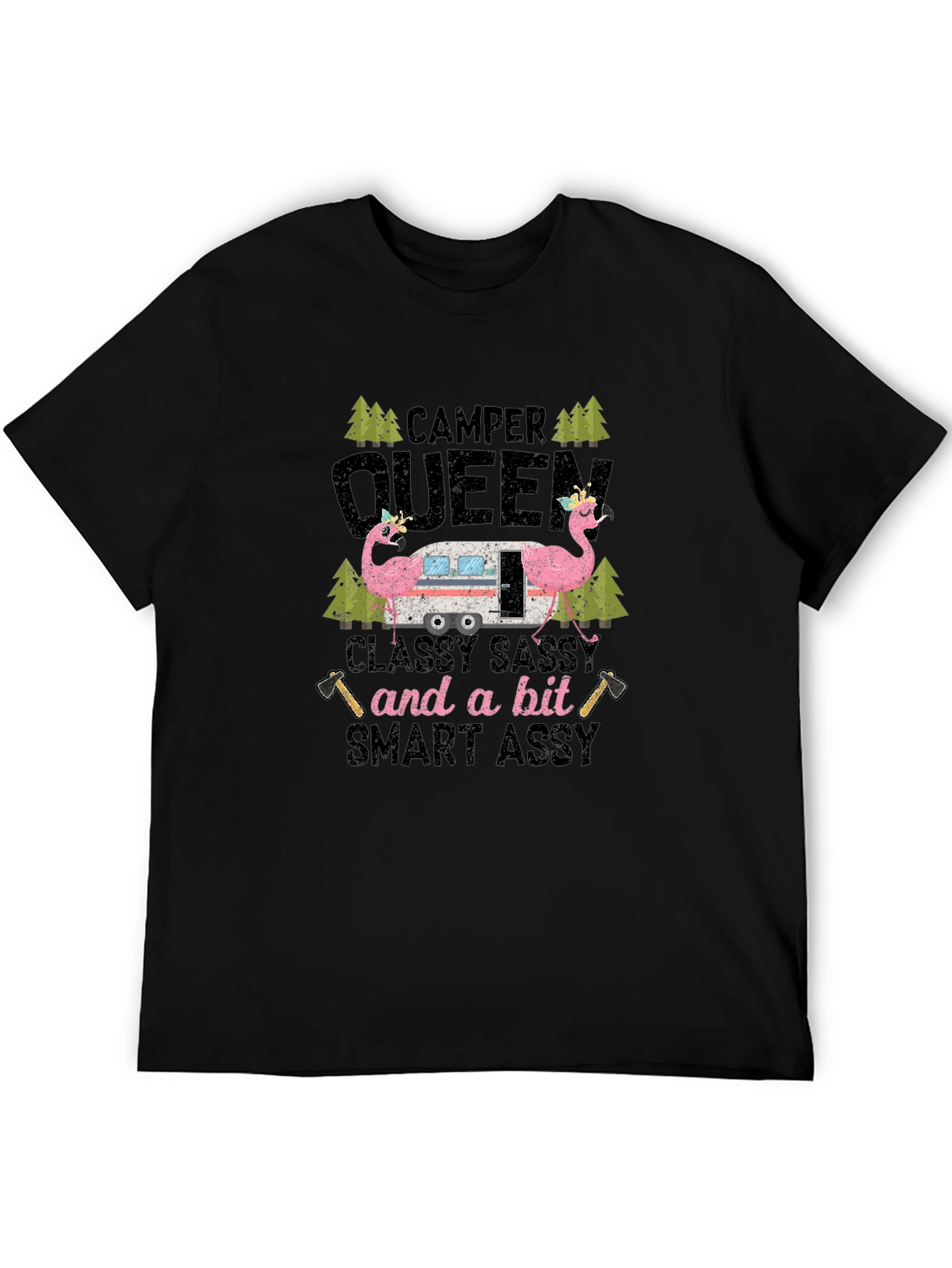 Camper Queen Flamingo Graphic Tee