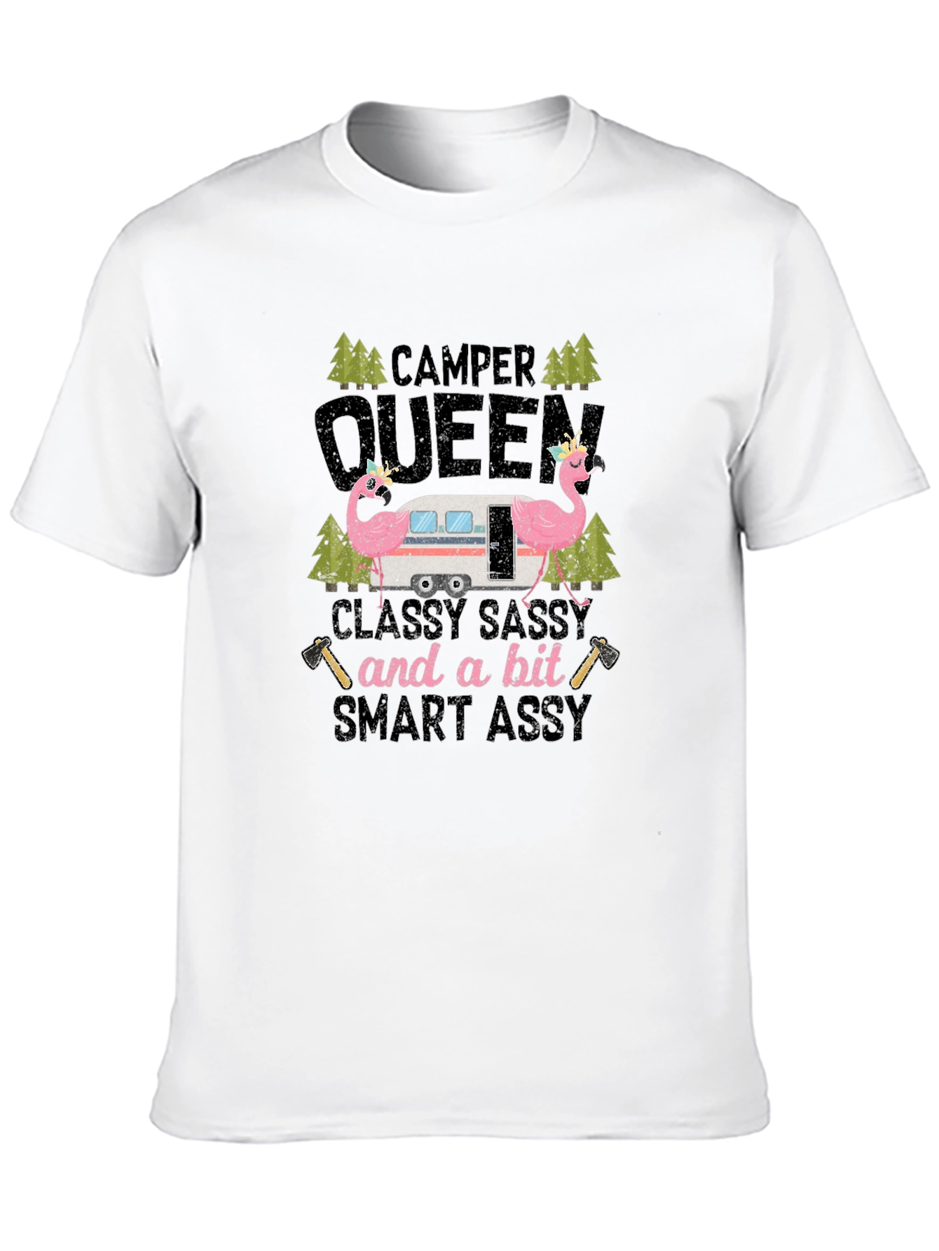 Camper Queen Flamingo Graphic Tee