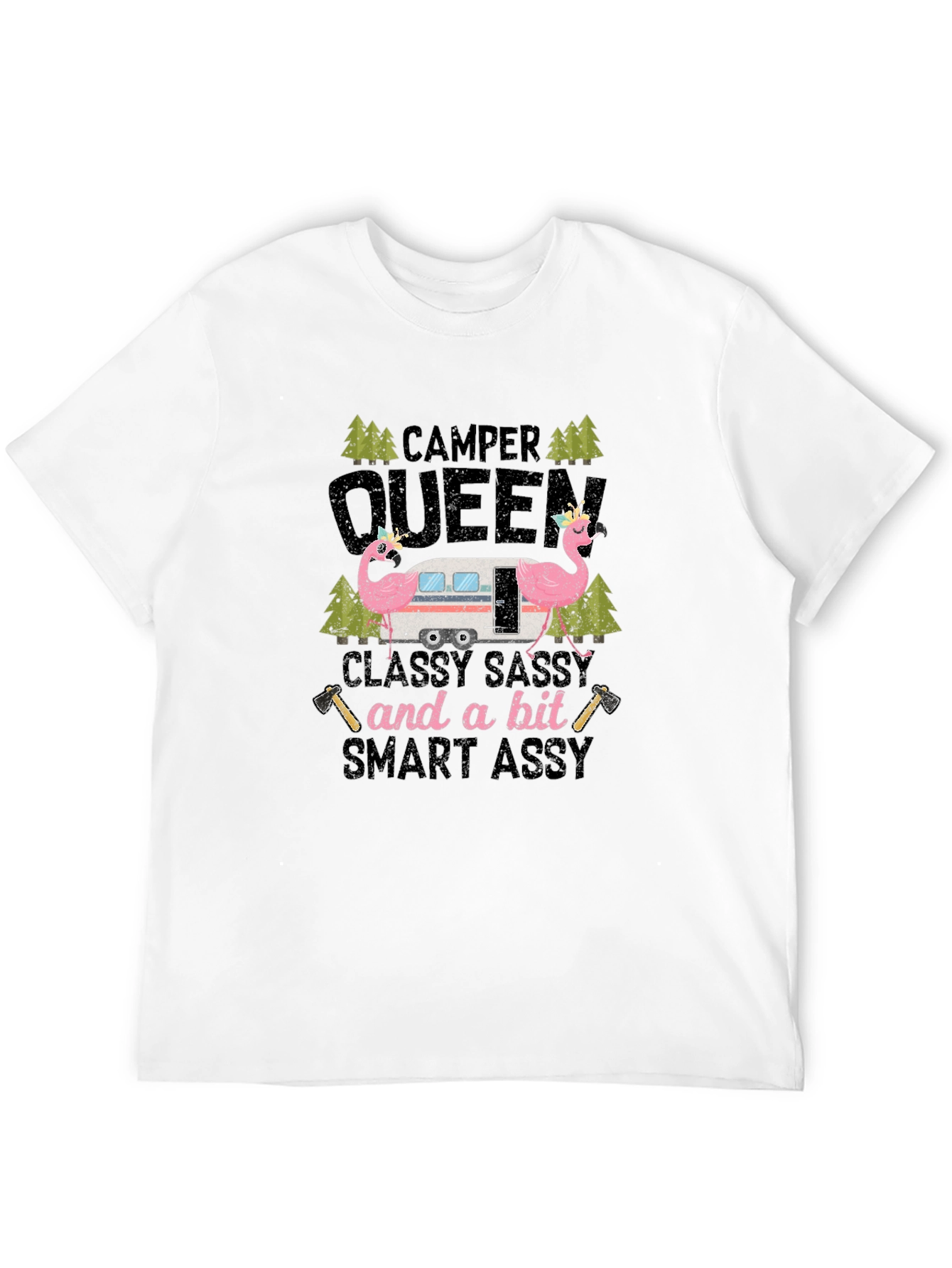 Camper Queen Flamingo Graphic Tee