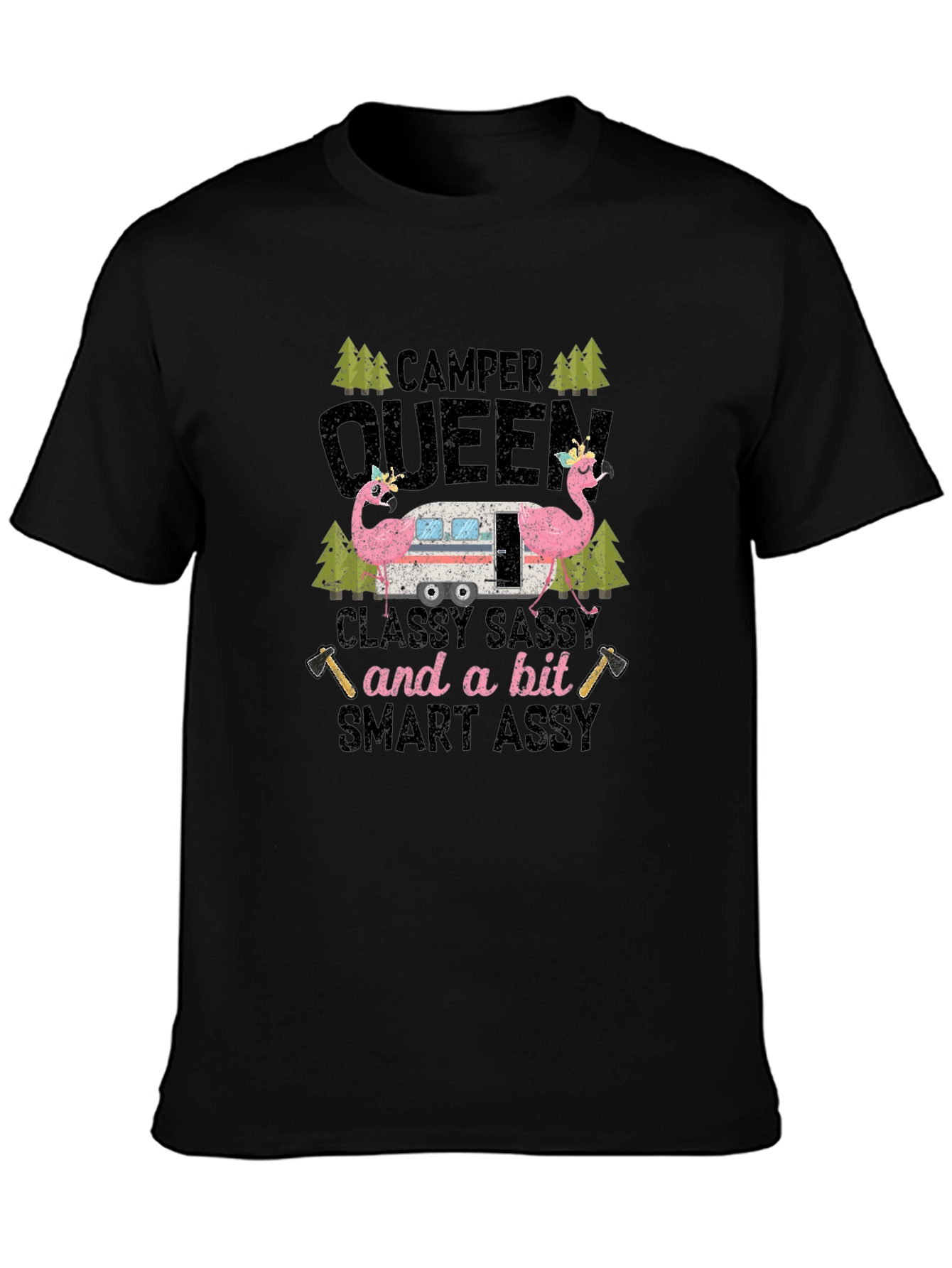 Camper Queen Flamingo Graphic Tee
