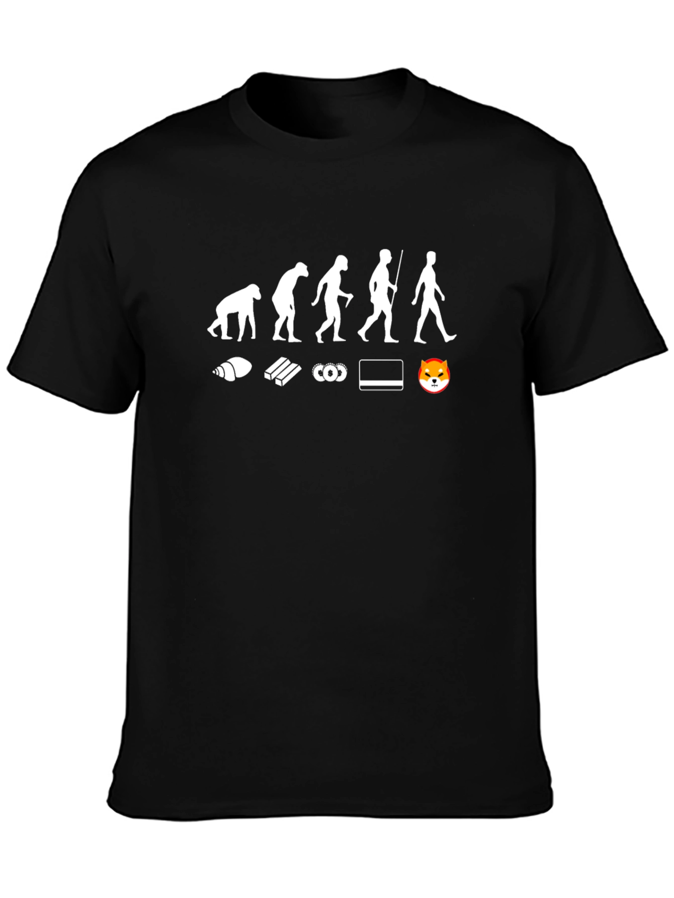 Shiba Inu Evolution T-Shirt - Crypto Meme Tee
