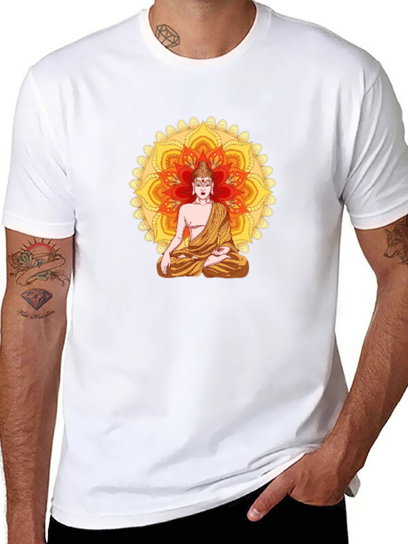 Buddha Mandala Graphic Tee