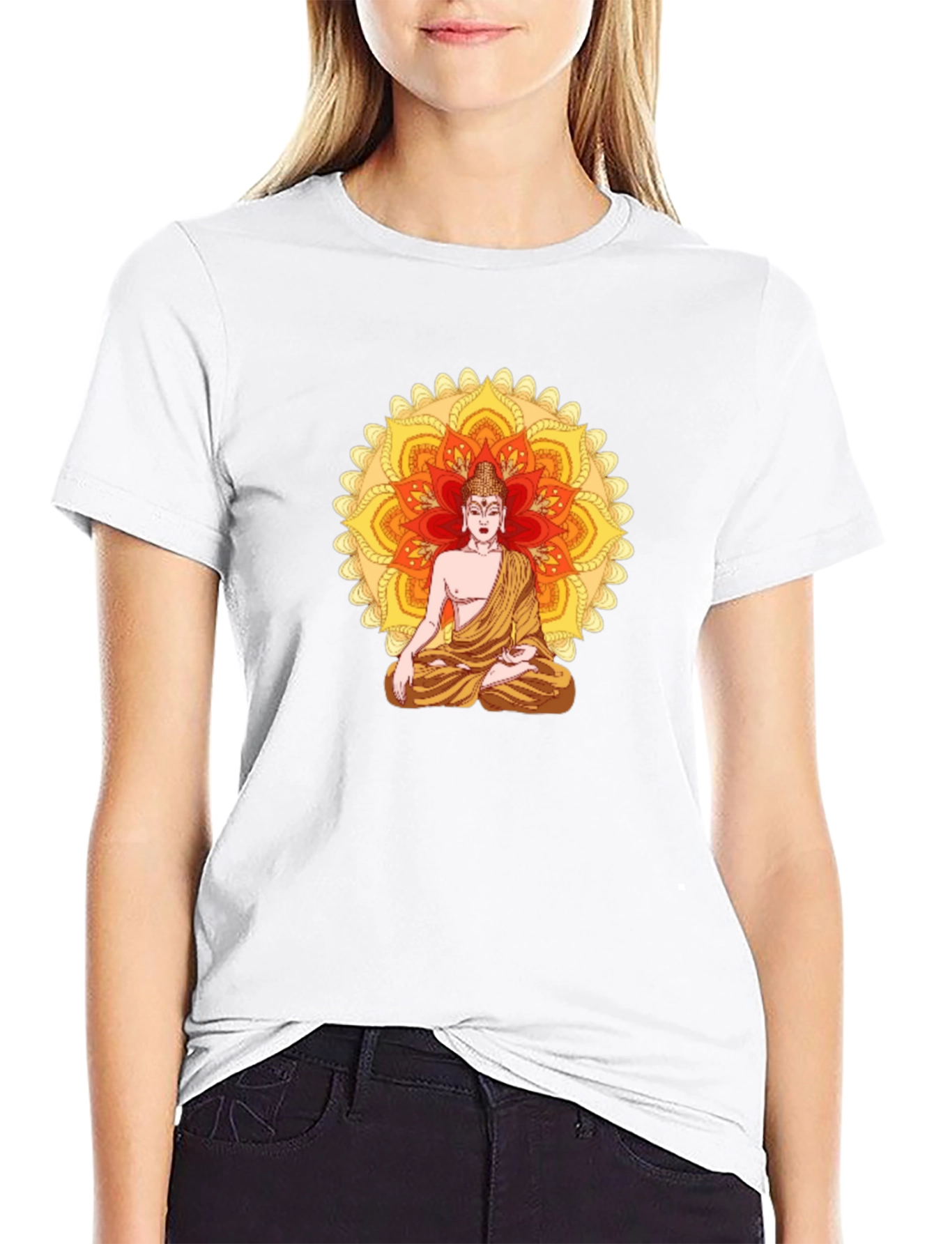 Buddha Mandala Graphic Tee