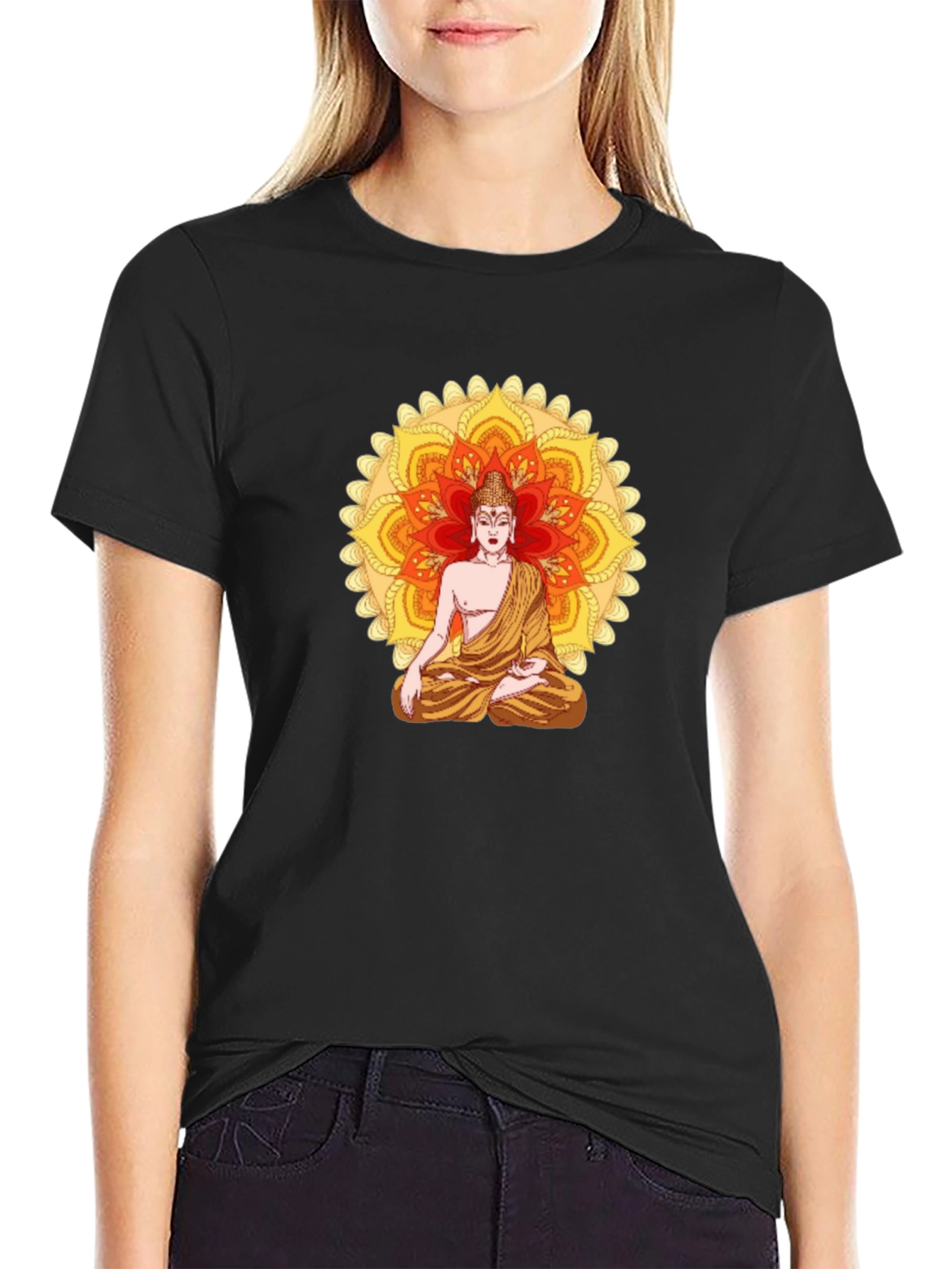 Buddha Mandala Graphic Tee