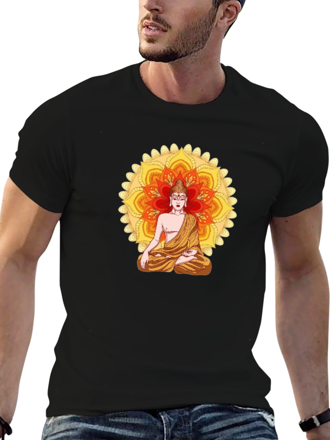 Buddha Mandala Graphic Tee