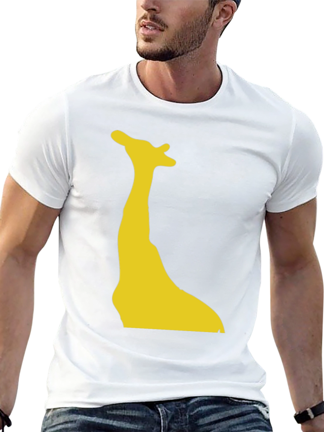 Giraffe Silhouette Tee - Bold Graphic Print