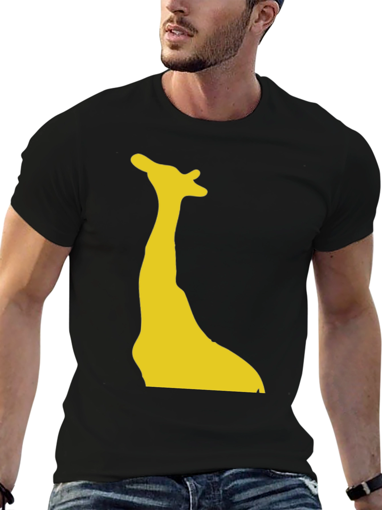 Giraffe Silhouette Tee - Bold Graphic Print