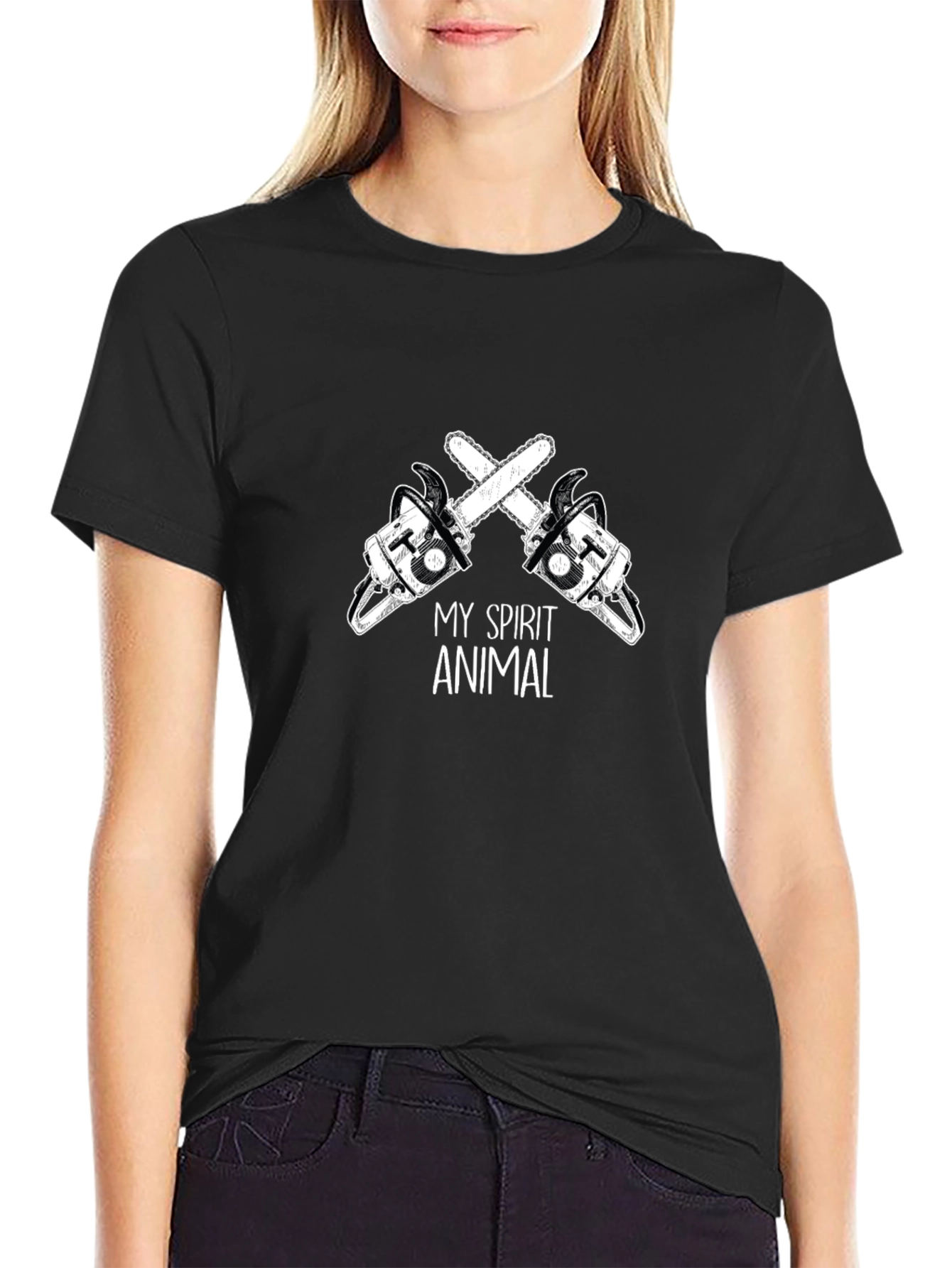 My Spirit Animal Chainsaw Graphic Tee