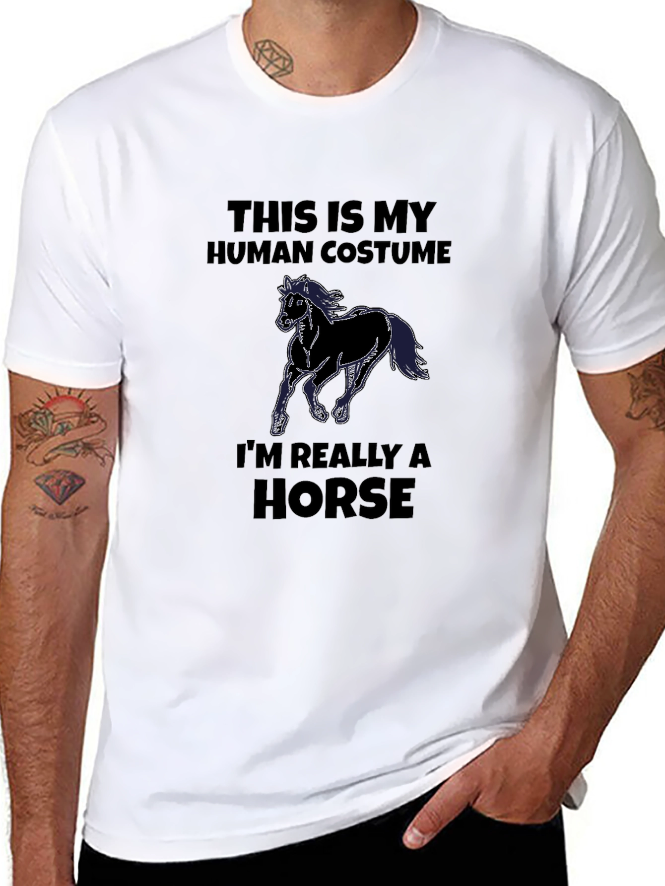 Human Costume Horse T-Shirt