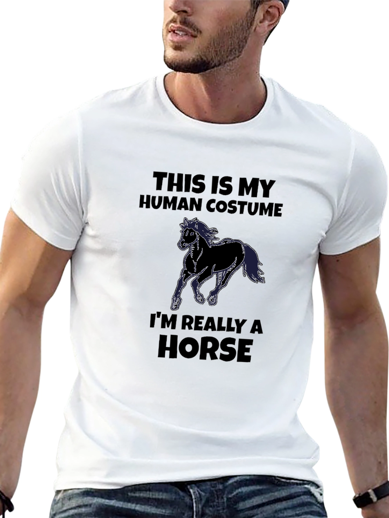Human Costume Horse T-Shirt