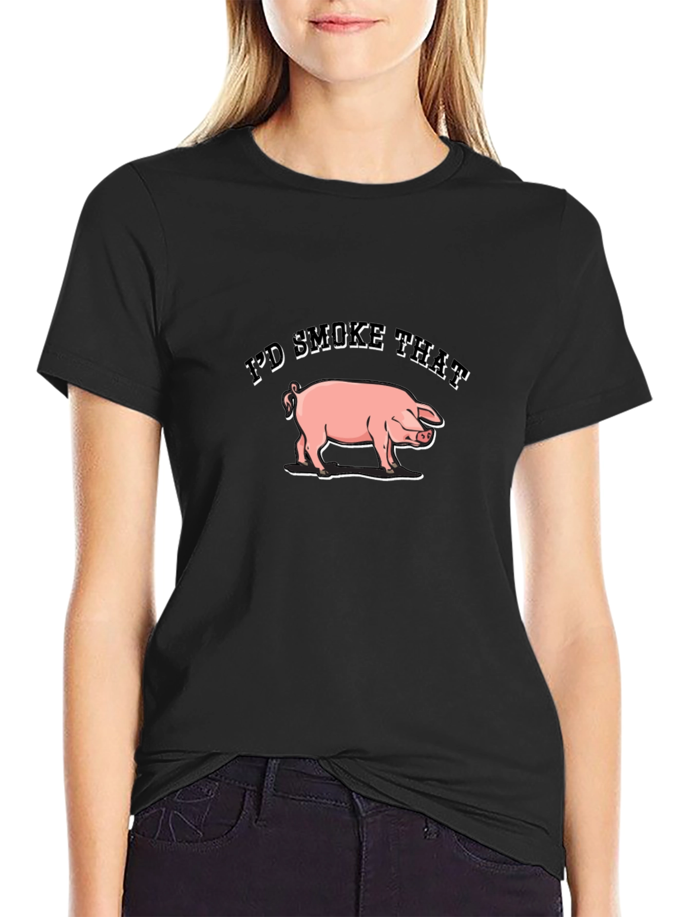 Id Smoke That Pig T-Shirt - BBQ Lovers Tee