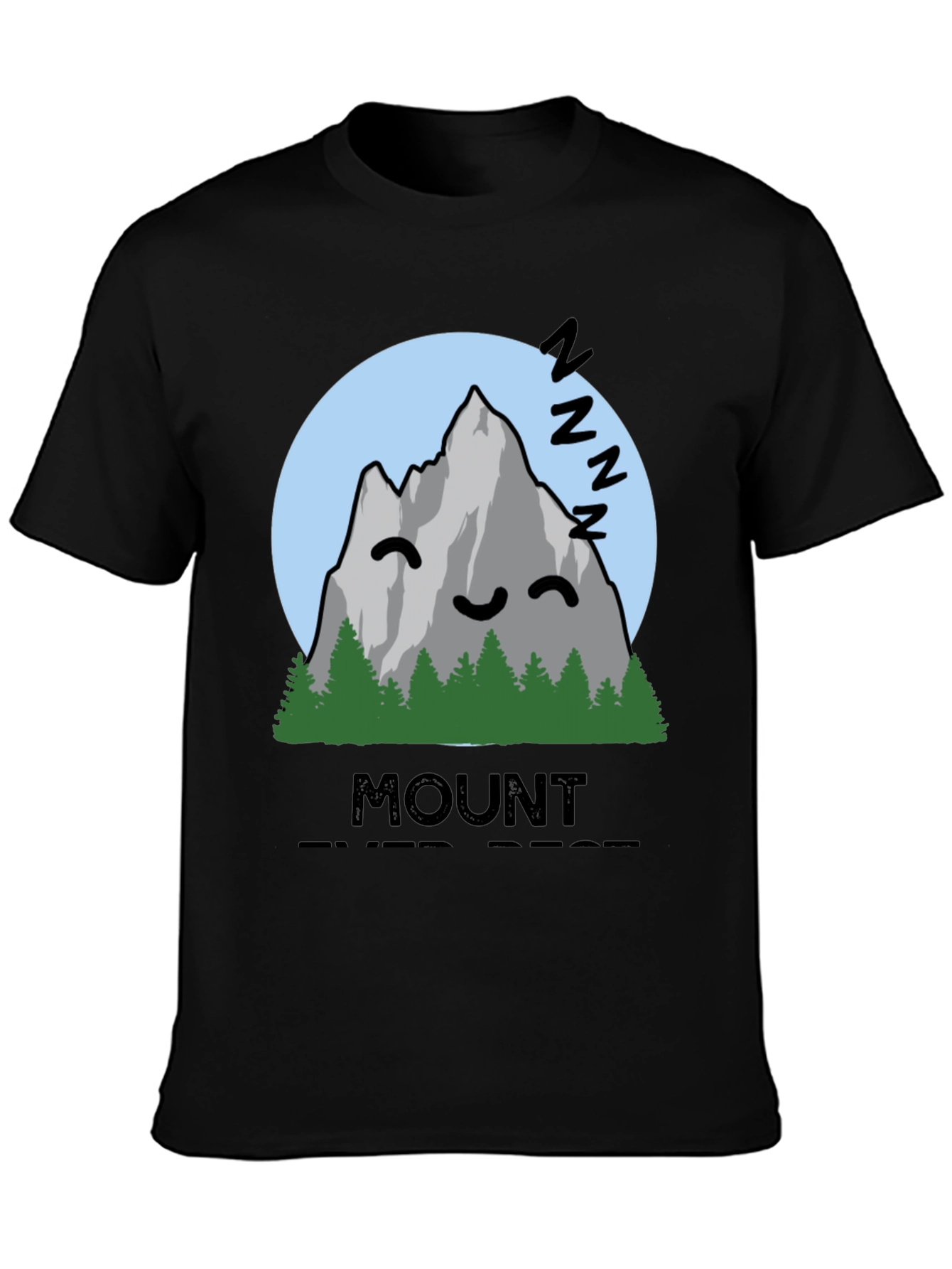 Mount Ever-Rest T-Shirt - Sleeping Mountain Graphic Tee