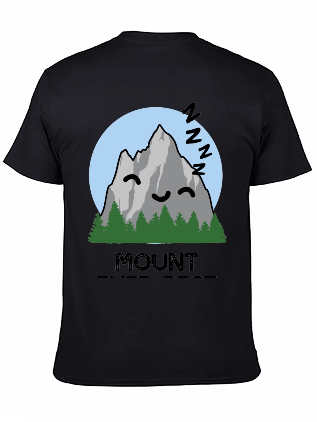 Mount Ever-Rest T-Shirt - Sleeping Mountain Graphic Tee