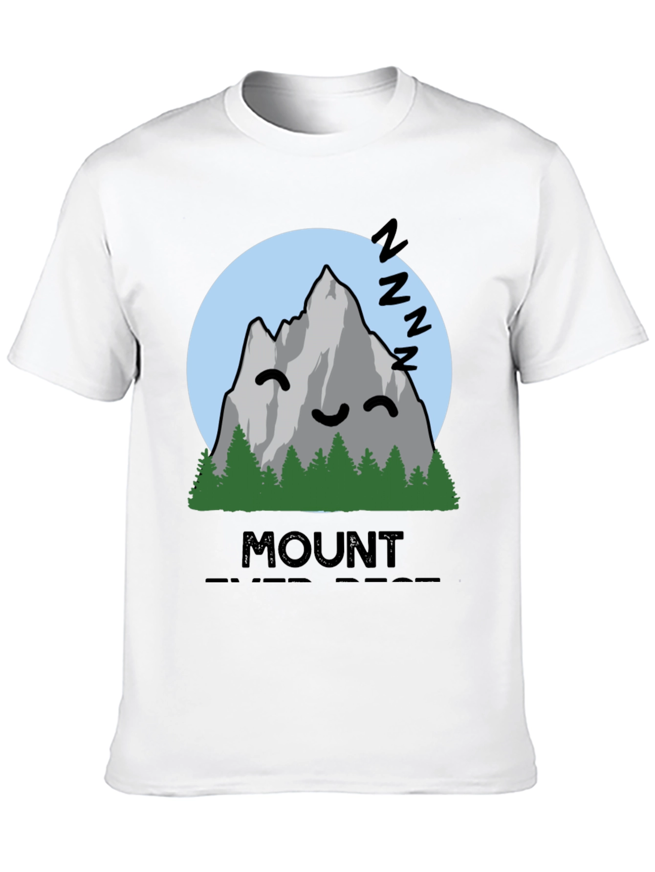 Mount Ever-Rest T-Shirt - Sleeping Mountain Graphic Tee
