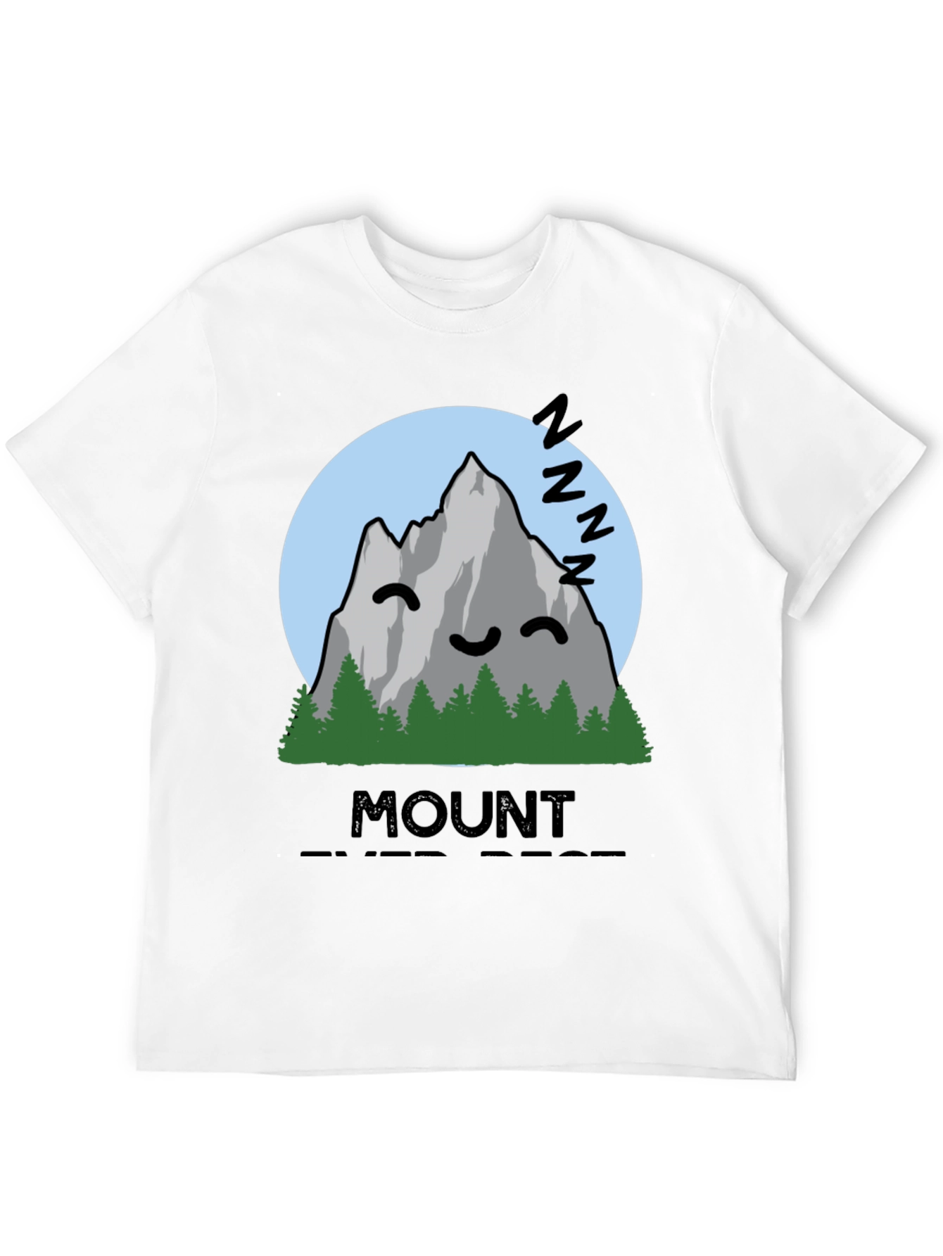 Mount Ever-Rest T-Shirt - Sleeping Mountain Graphic Tee