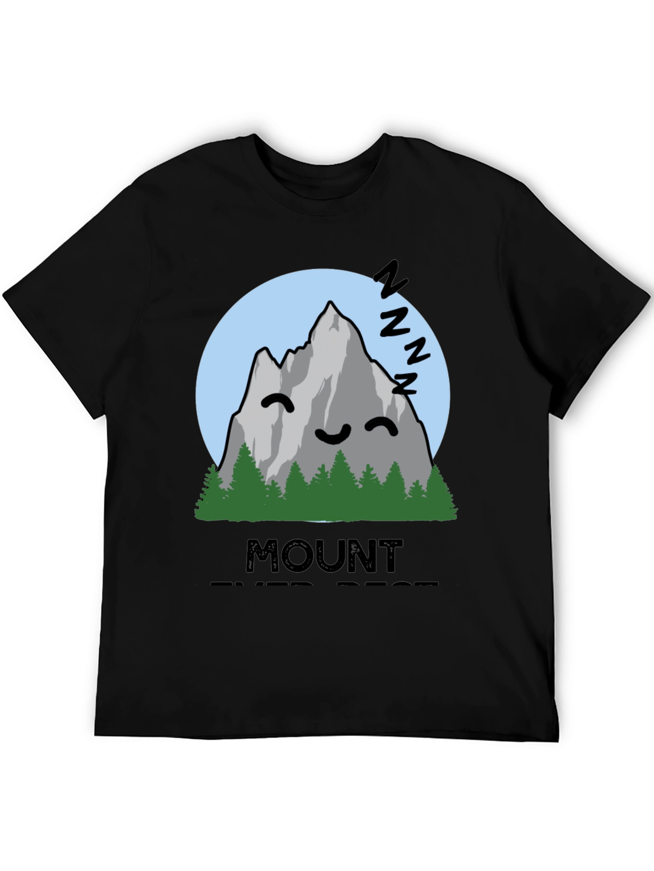 Mount Ever-Rest T-Shirt - Sleeping Mountain Graphic Tee
