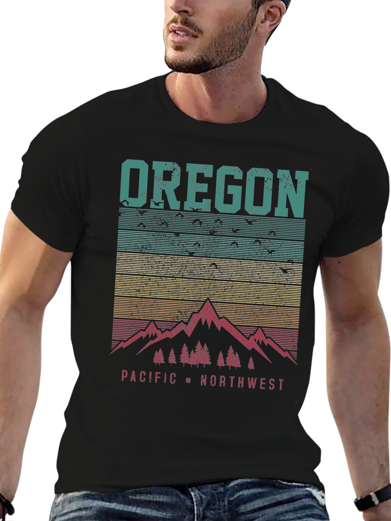 Oregon Pacific Northwest Graphic T-Shirt
