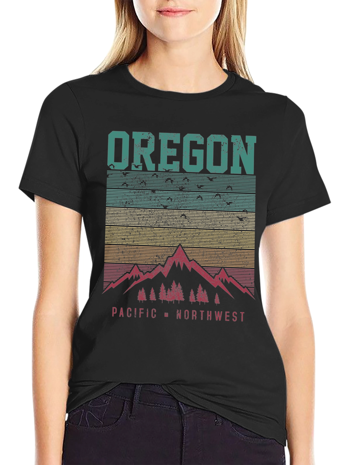 Oregon Pacific Northwest Graphic T-Shirt