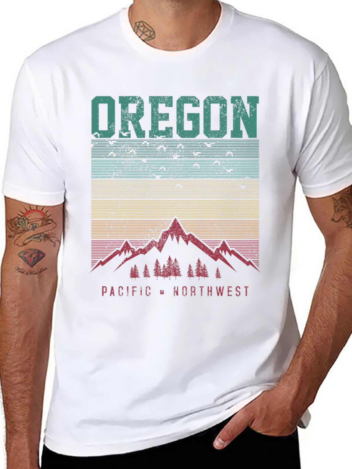 Oregon Pacific Northwest Graphic T-Shirt