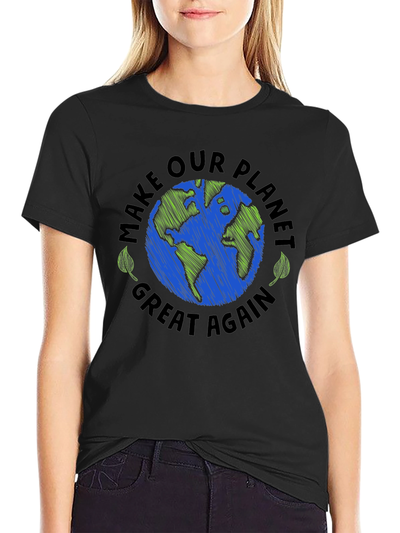 Eco-Friendly Make Our Planet Great Again Graphic Tee
