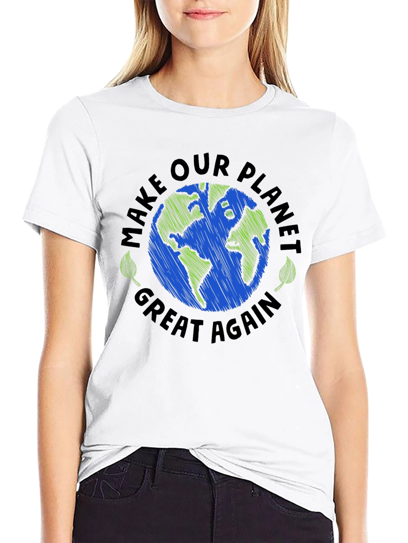 Eco-Friendly Make Our Planet Great Again Graphic Tee
