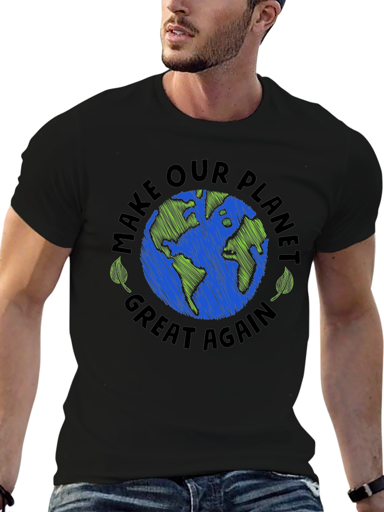 Eco-Friendly Make Our Planet Great Again Graphic Tee
