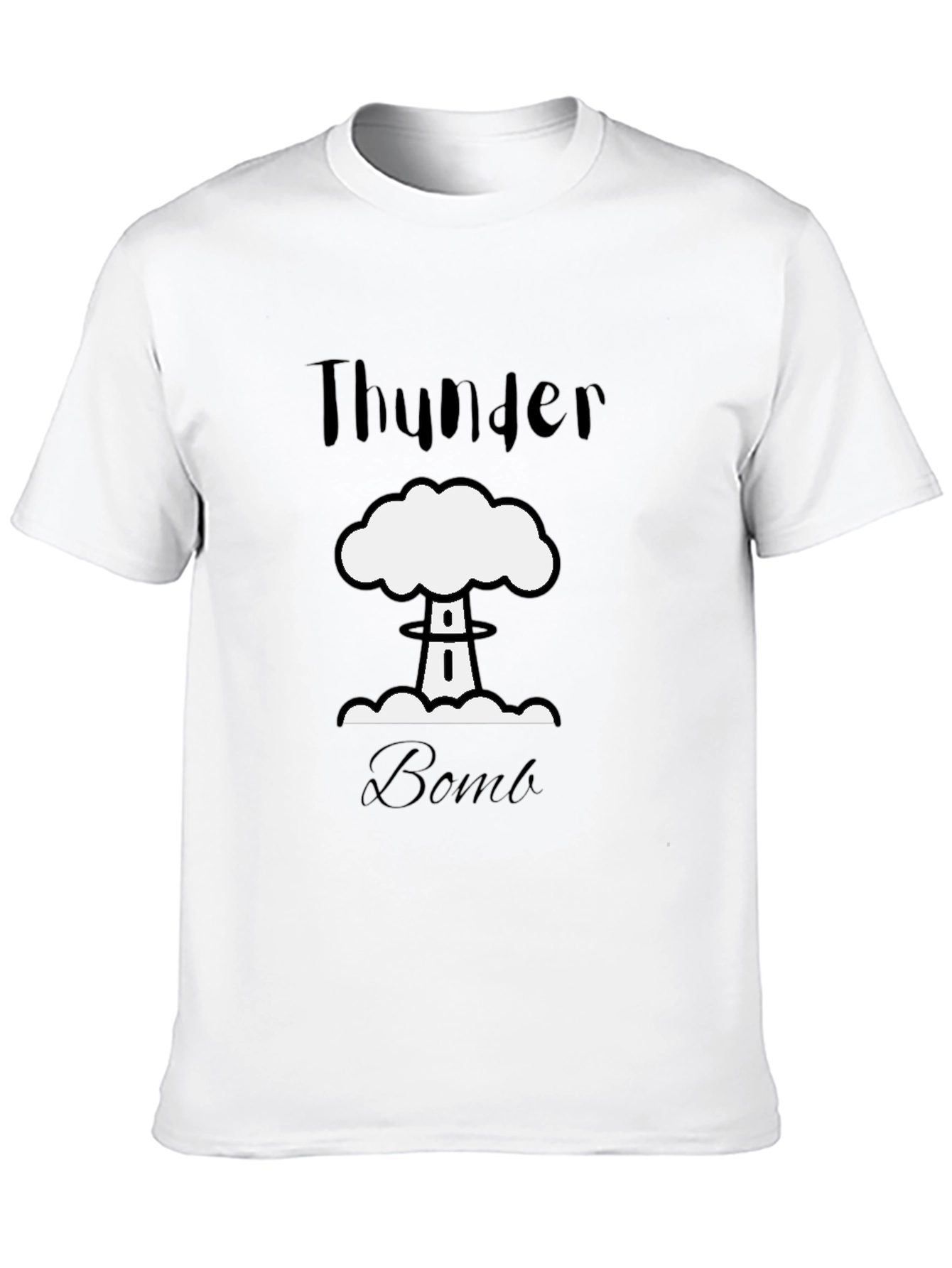 Thunder Bomb Graphic T-Shirt - Black