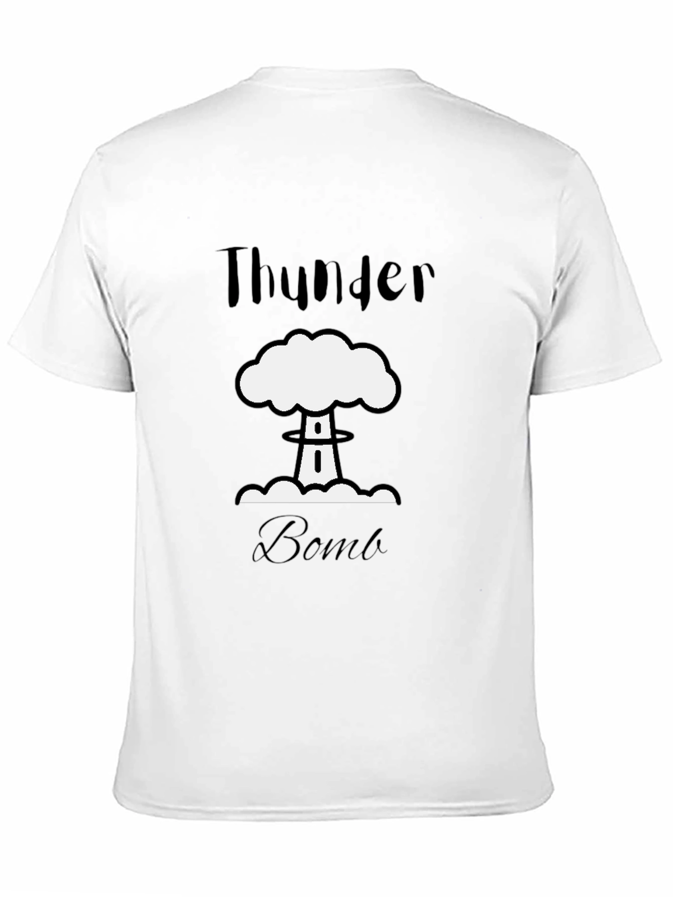 Thunder Bomb Graphic T-Shirt - Black